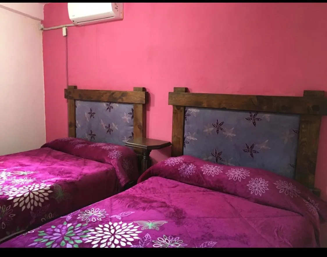 Bed in Hotel Posada San Agustin