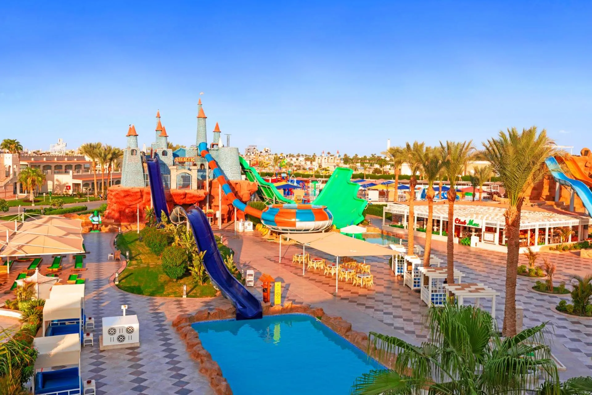 Aqua park in Pickalbatros Aqua Park Sharm El Sheikh