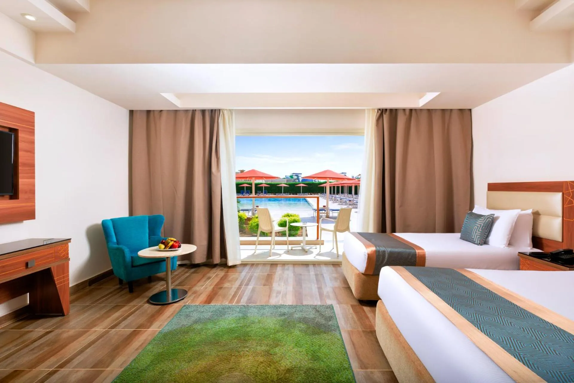 Bedroom, Bed in Pickalbatros Aqua Park Sharm El Sheikh