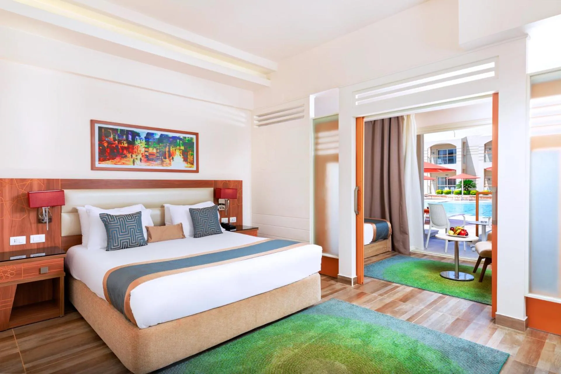 Bedroom, Bed in Pickalbatros Aqua Park Sharm El Sheikh