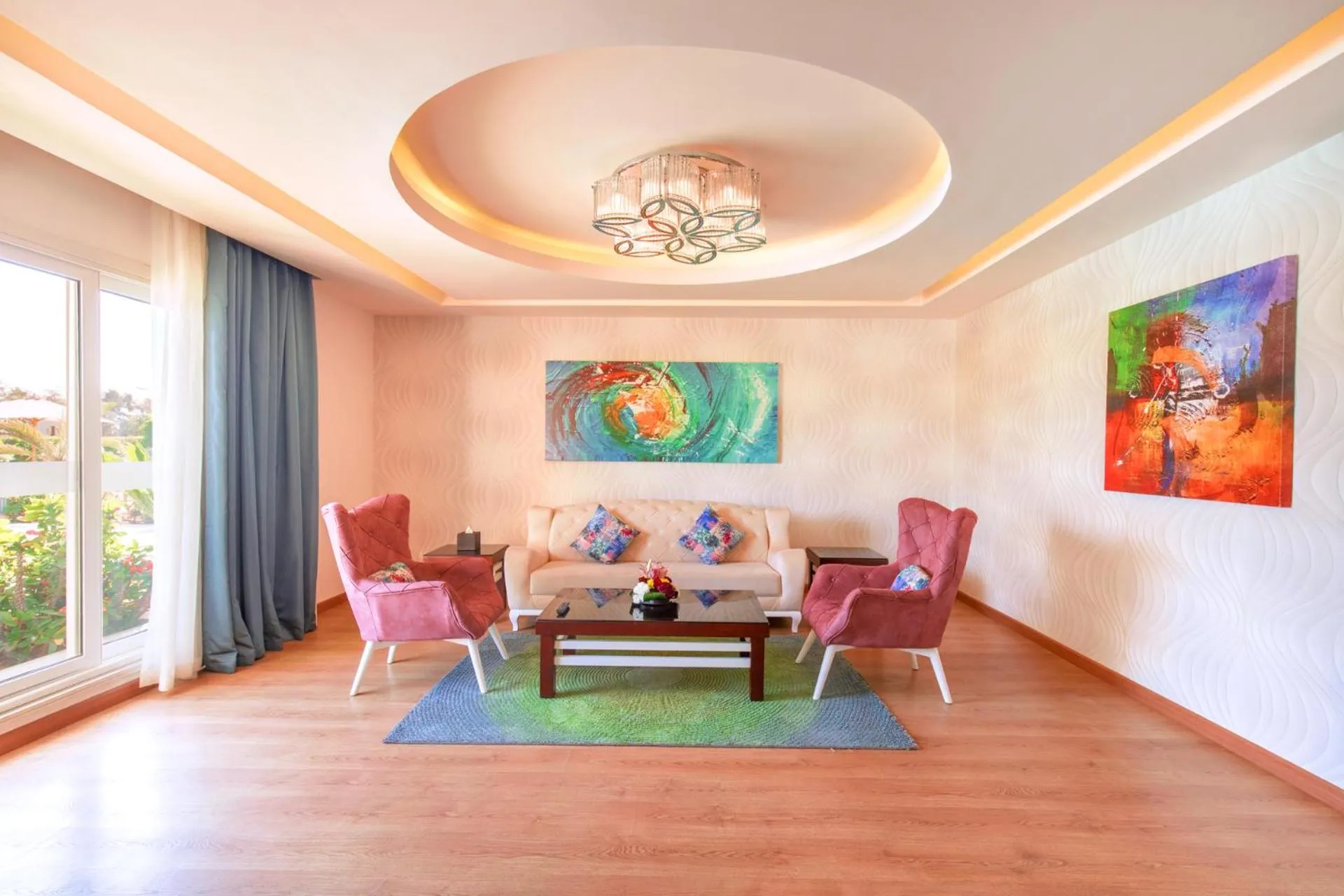 Living room in Pickalbatros Aqua Park Sharm El Sheikh