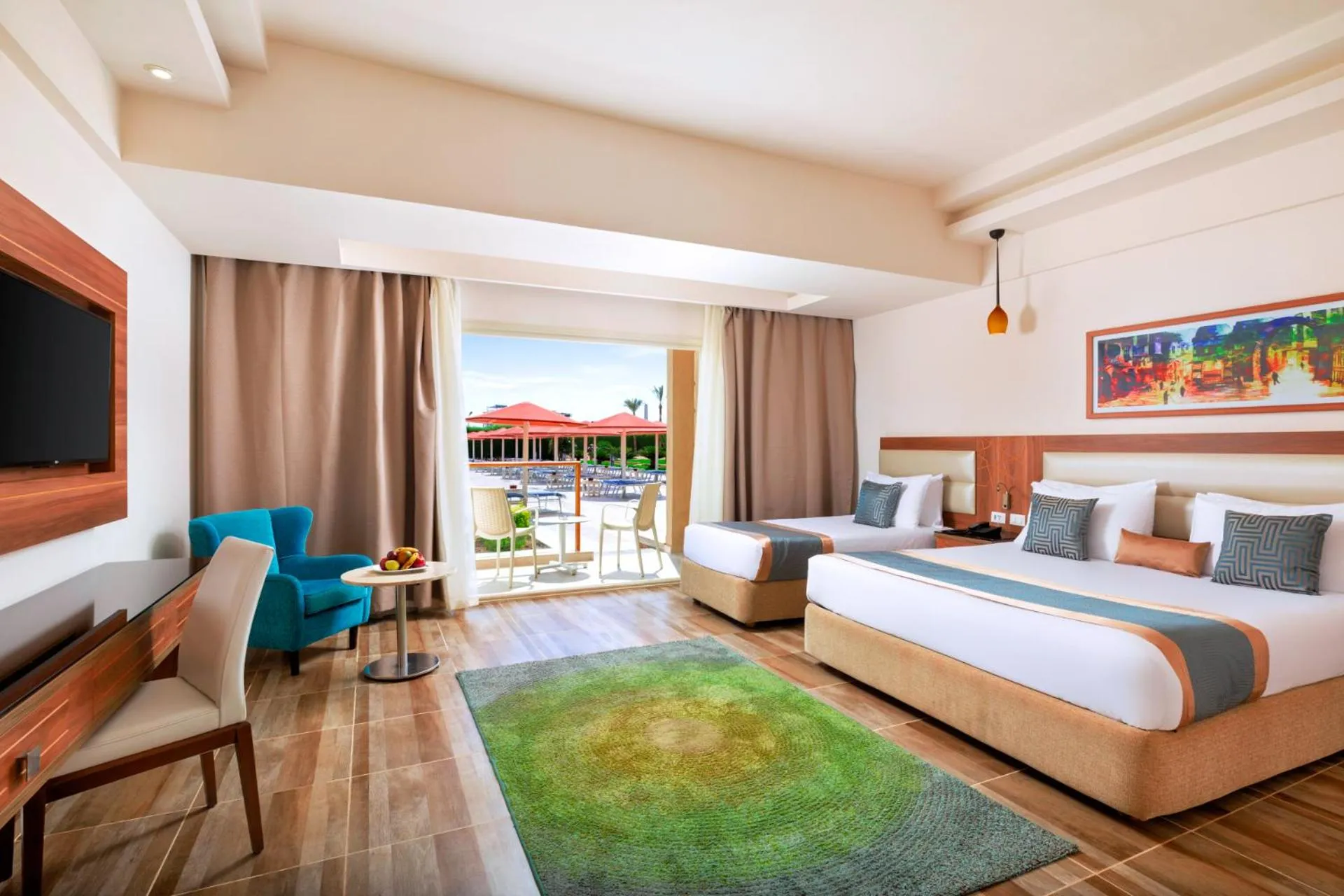 Bedroom, Bed in Pickalbatros Aqua Park Sharm El Sheikh