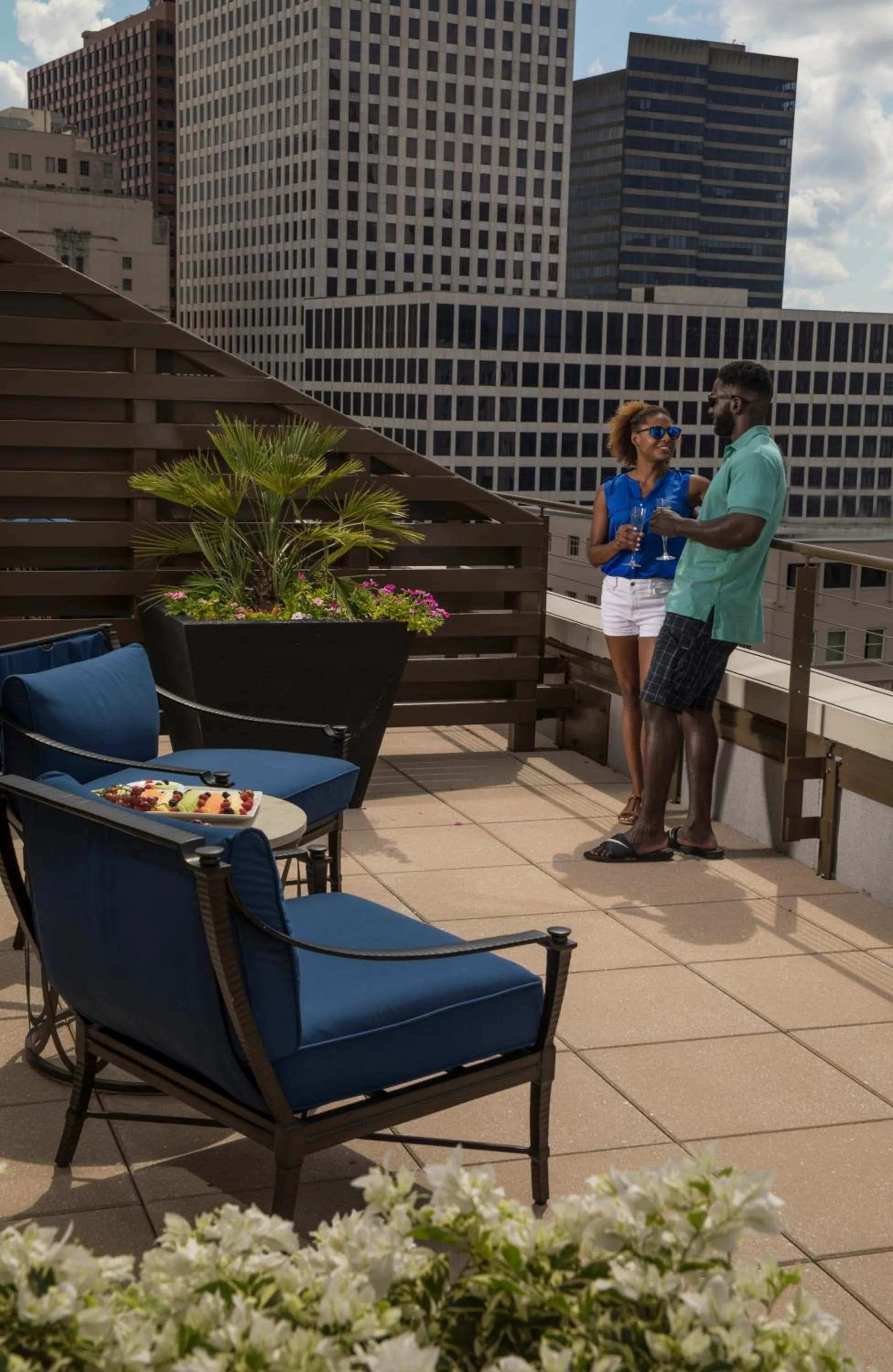 Patio in NOPSI Hotel New Orleans