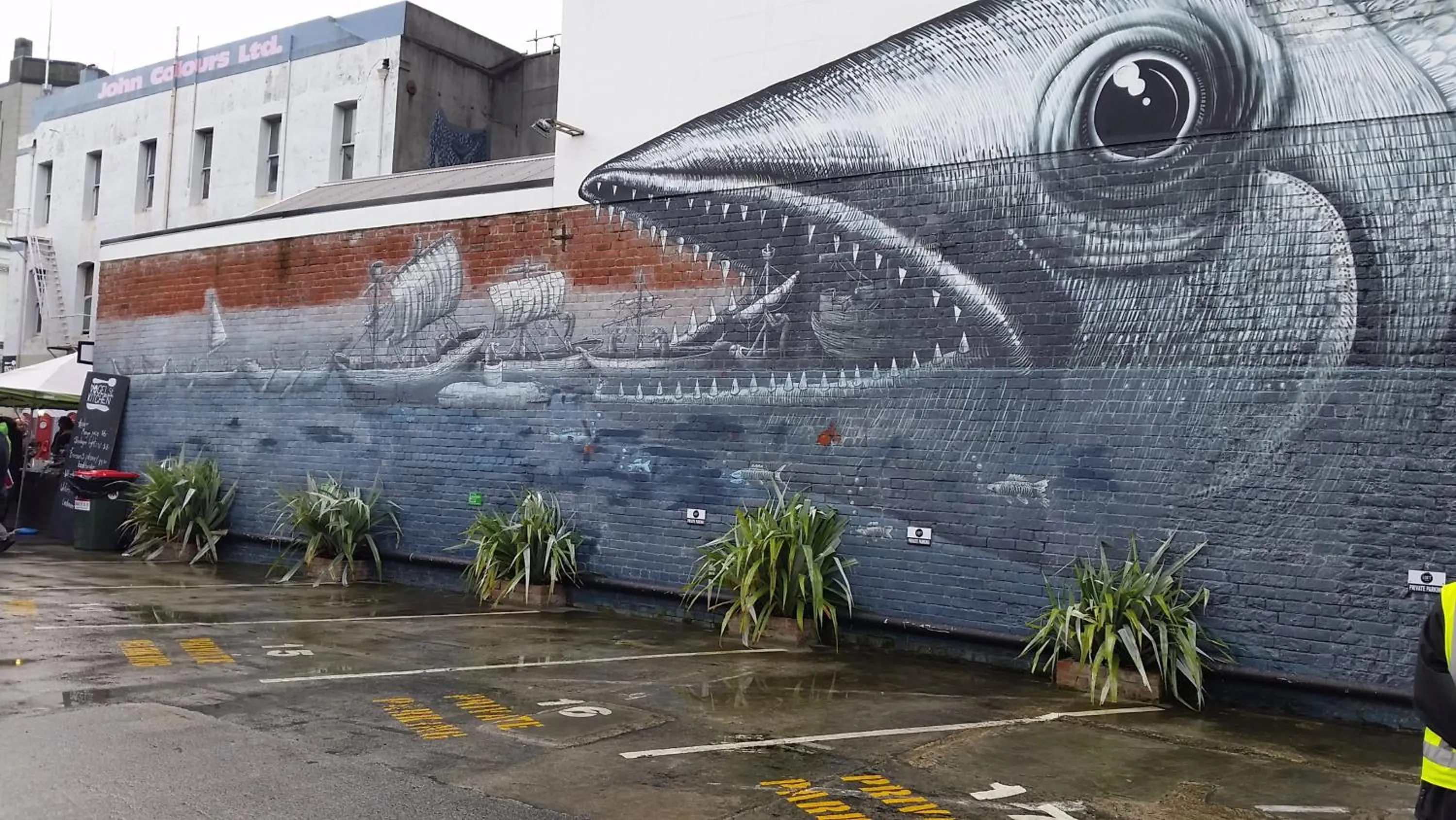 Decorative detail in Rosemount B&B by the Sea St Clair