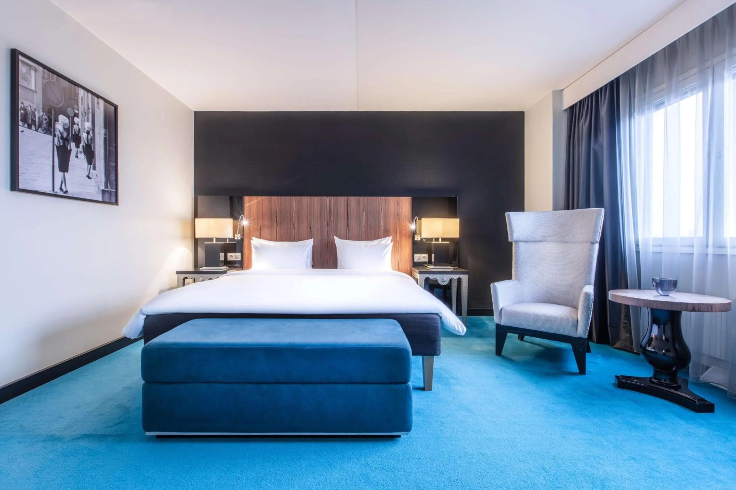 Bed in Radisson Blu Hotel Malmö