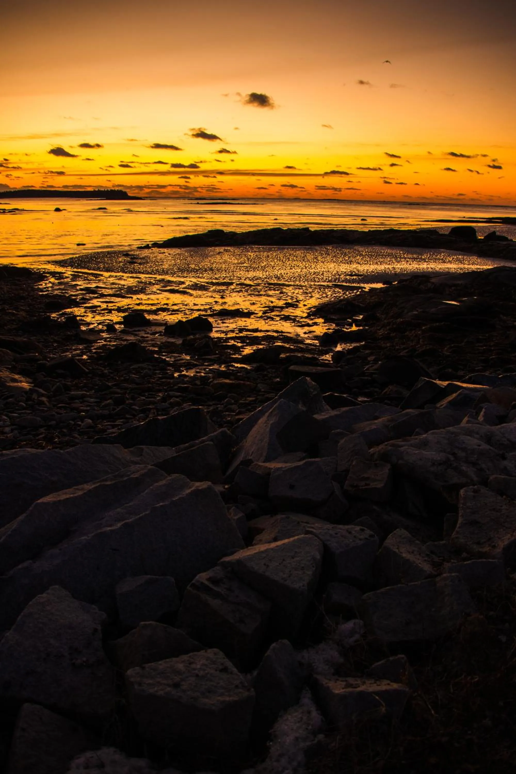 Sunrise in The Craignair Inn & Causeway Restaurant