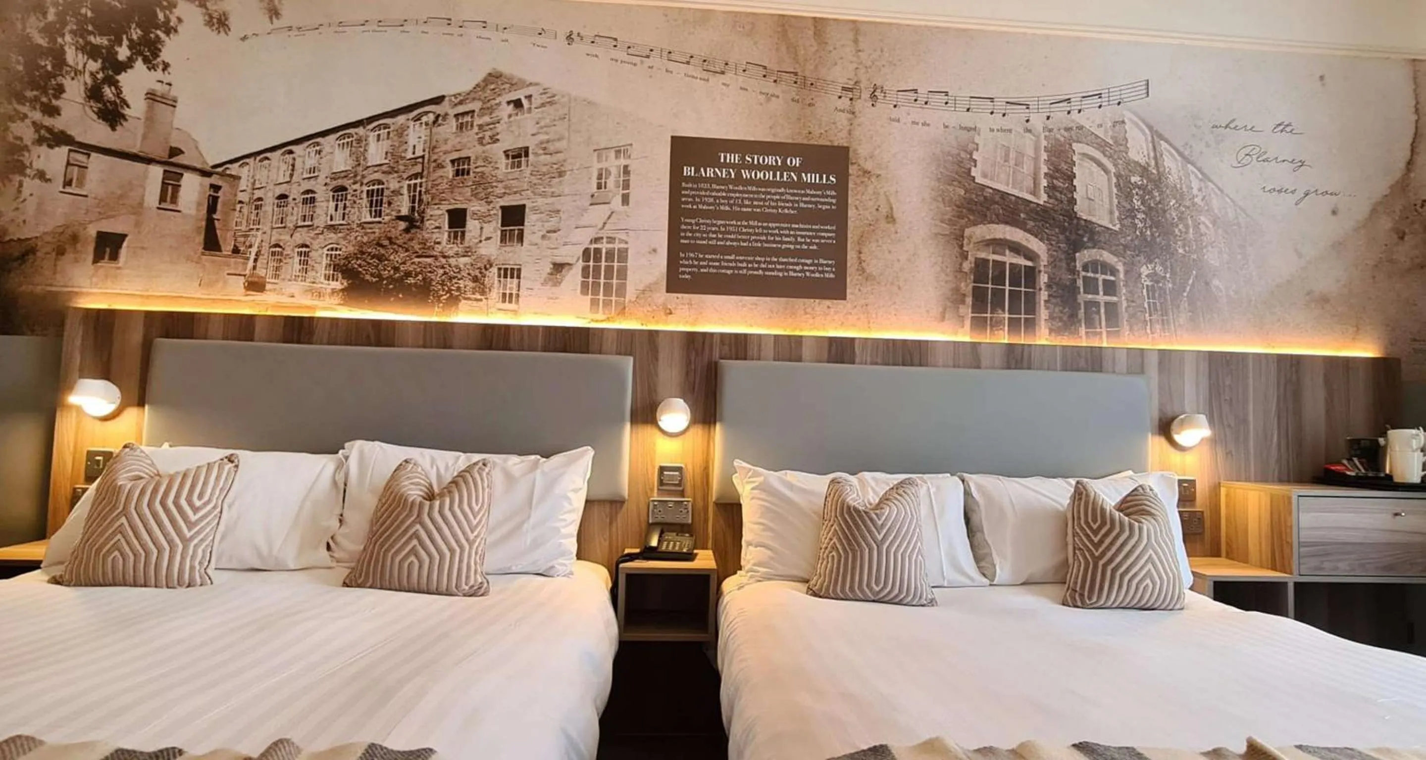 Bedroom, Bed in Blarney Woollen Mills Hotel - BW Signature Collection