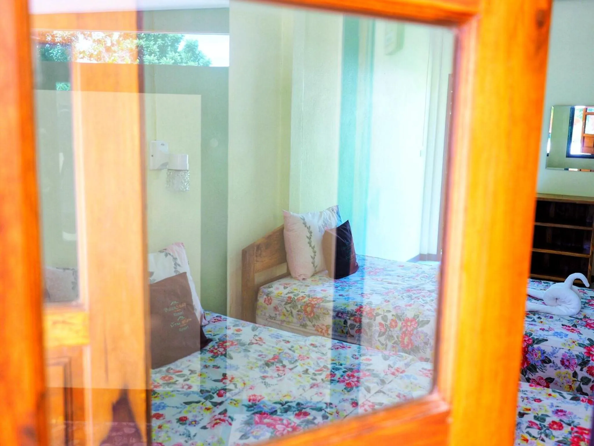 Bed in Baansuan Resort