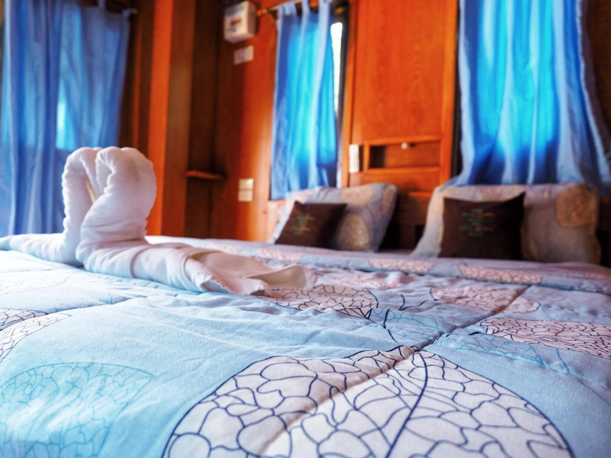 Bed in Baansuan Resort