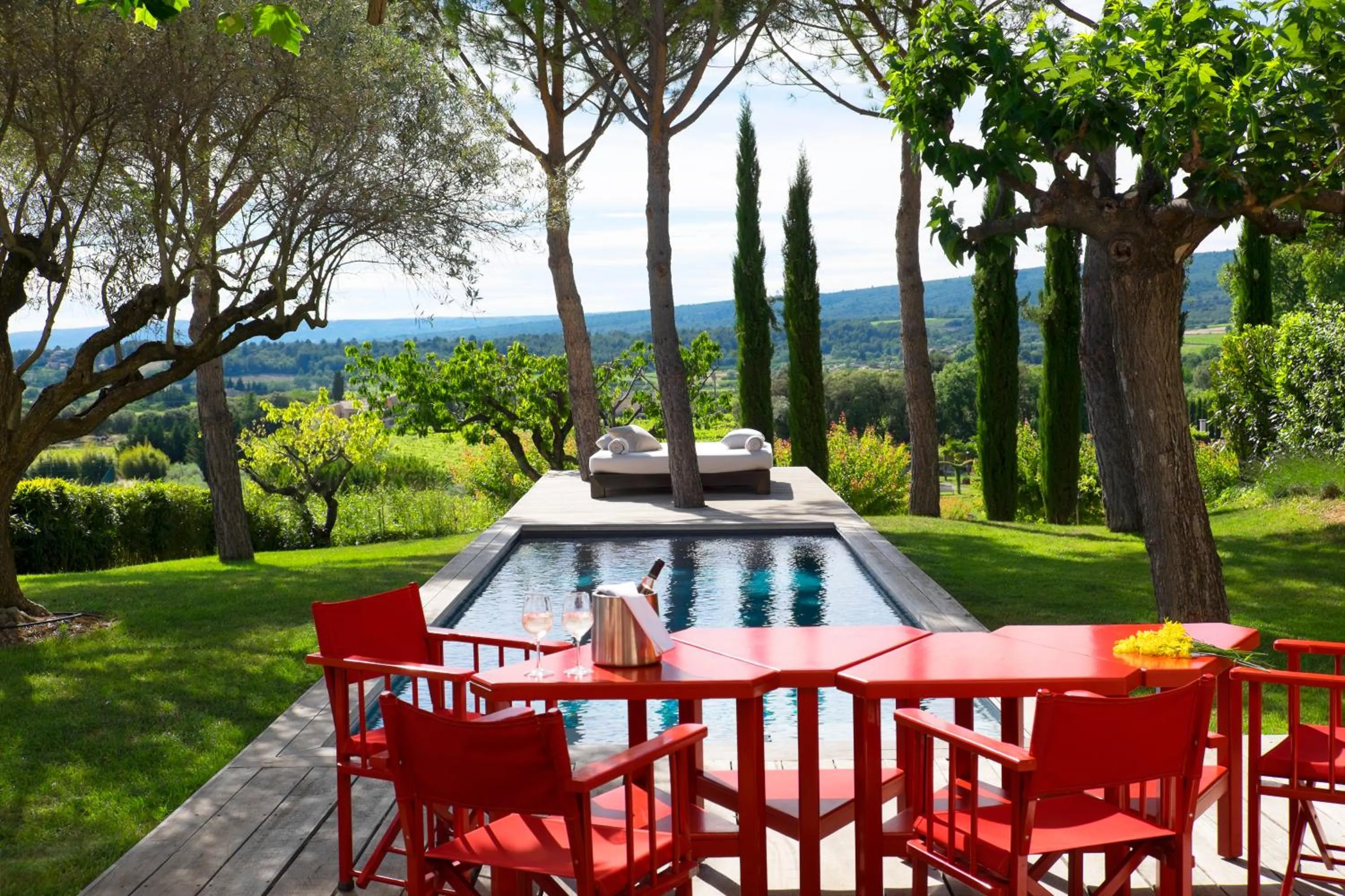 Day in Domaine des Andéols