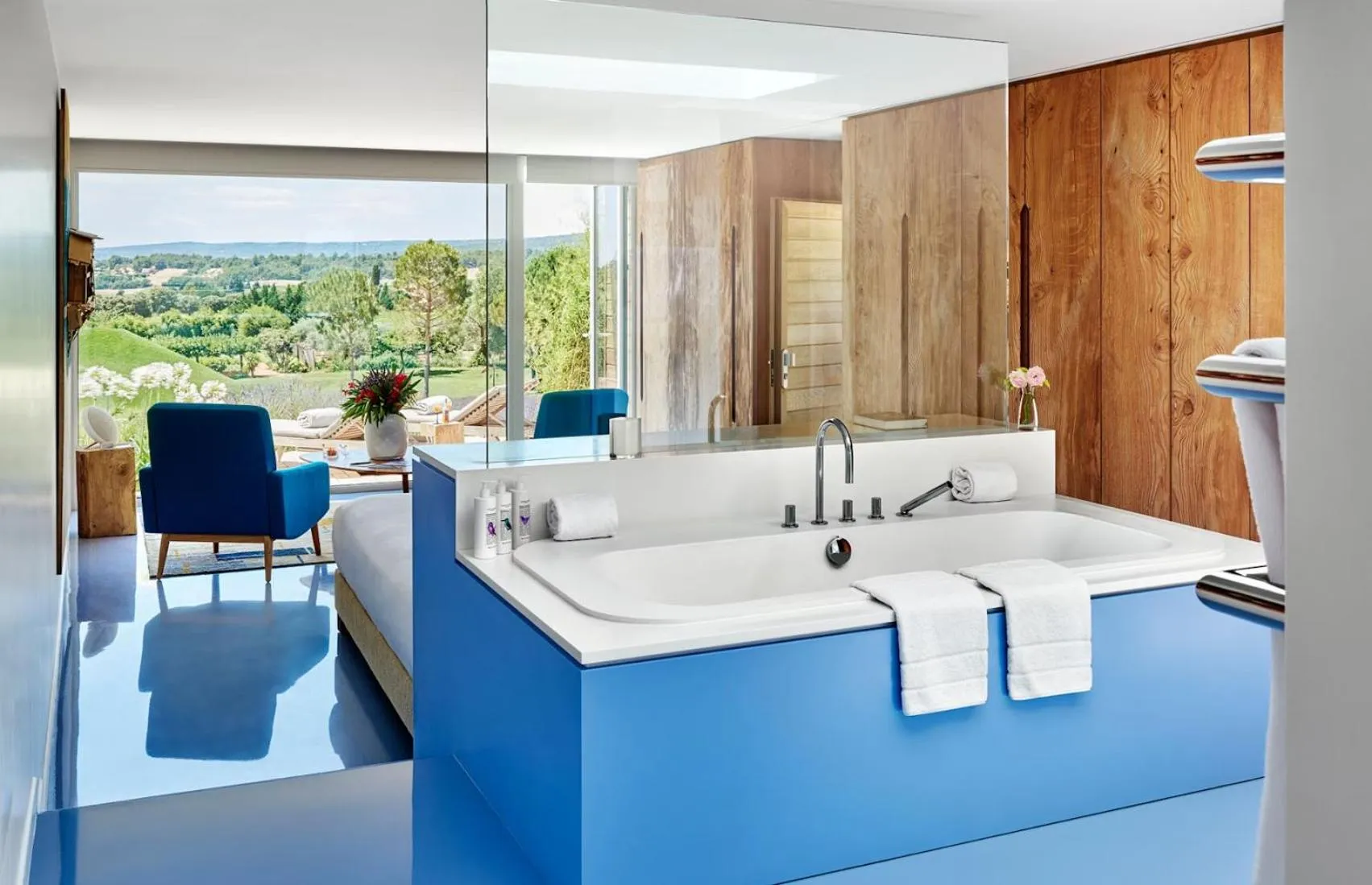 Bathroom in Domaine des Andéols