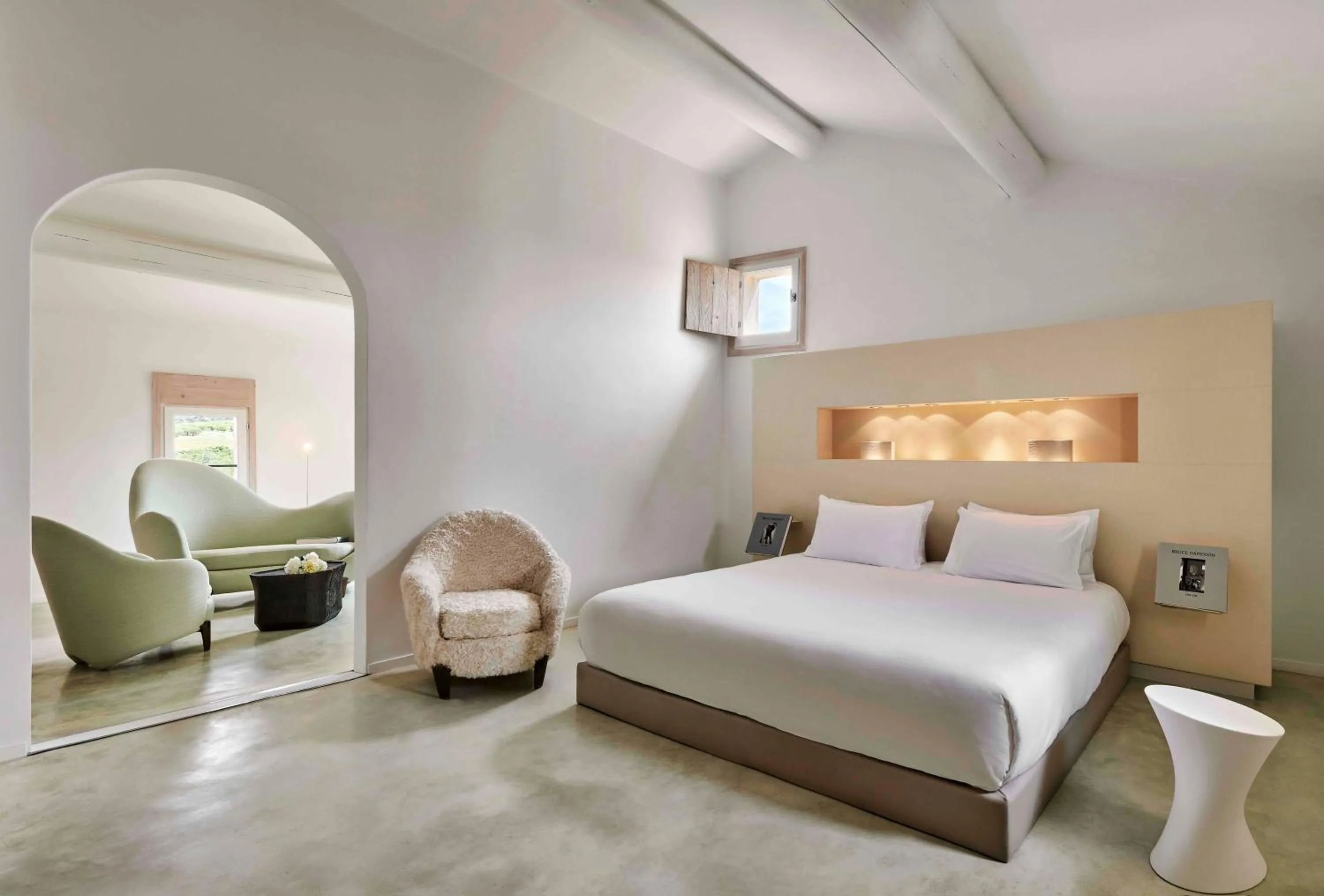 Bathroom, Bed in Domaine des Andéols