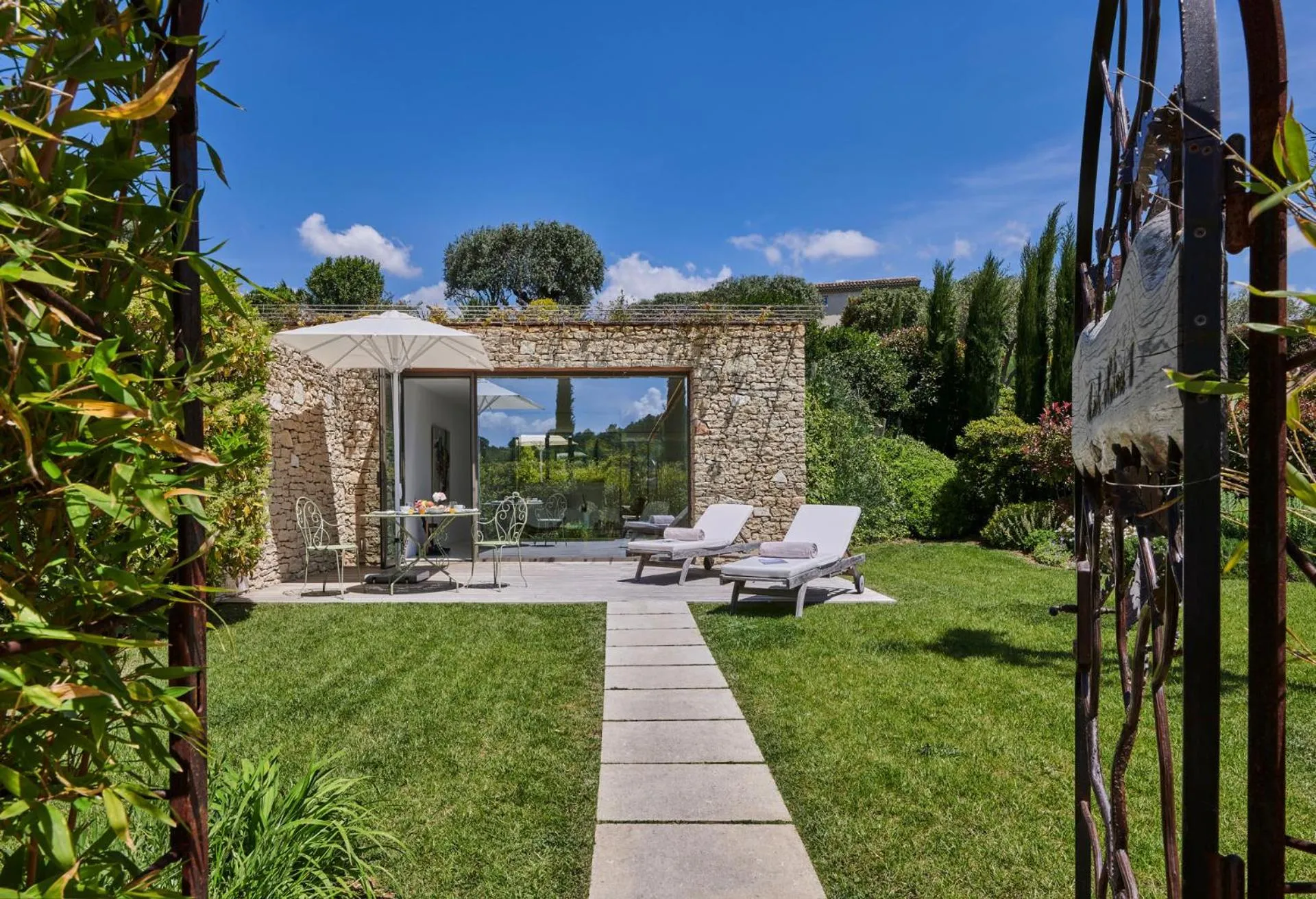 Patio in Domaine des Andéols