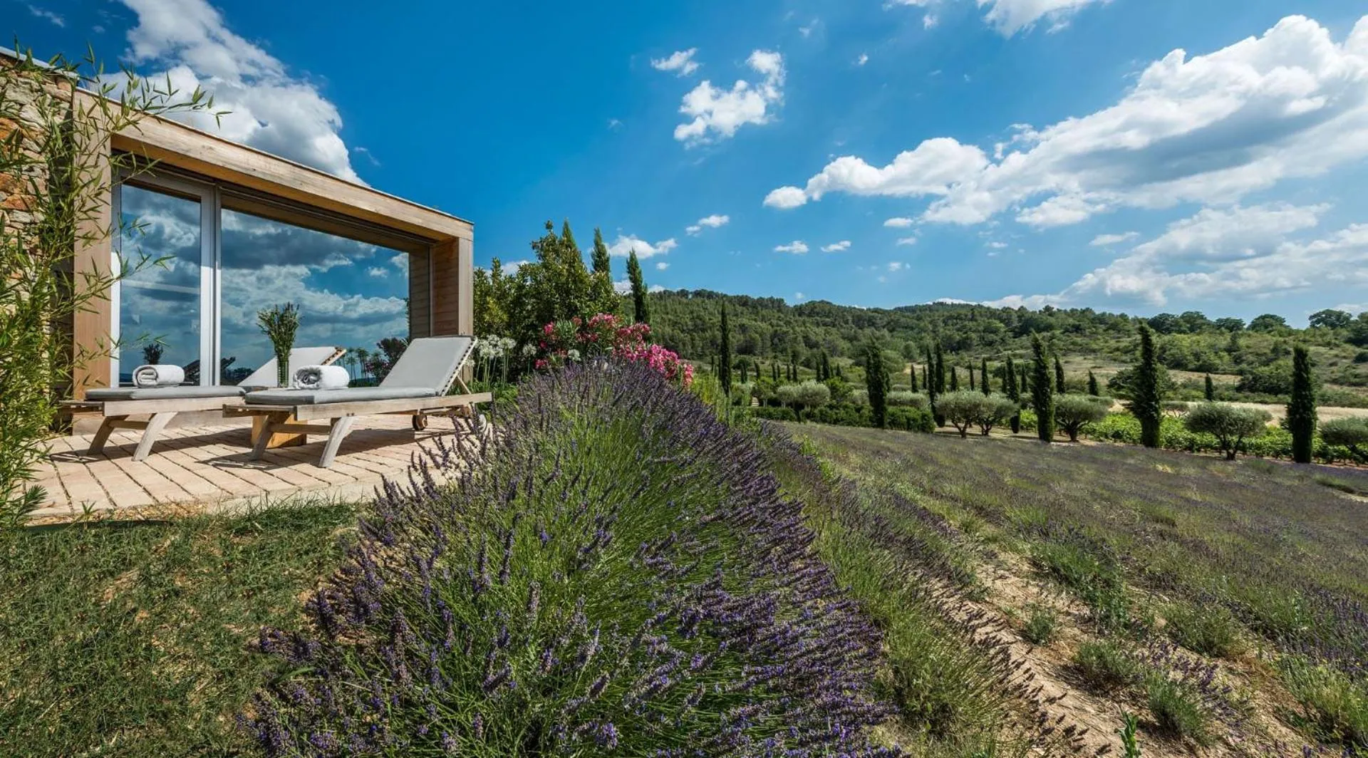 Day in Domaine des Andéols