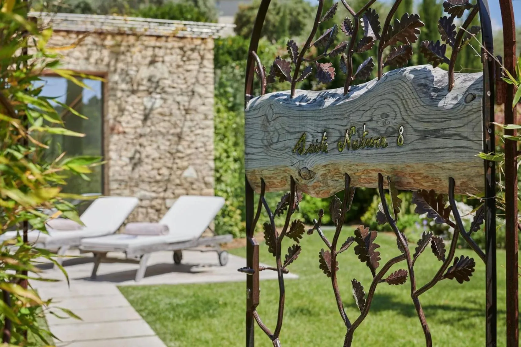 Garden in Domaine des Andéols