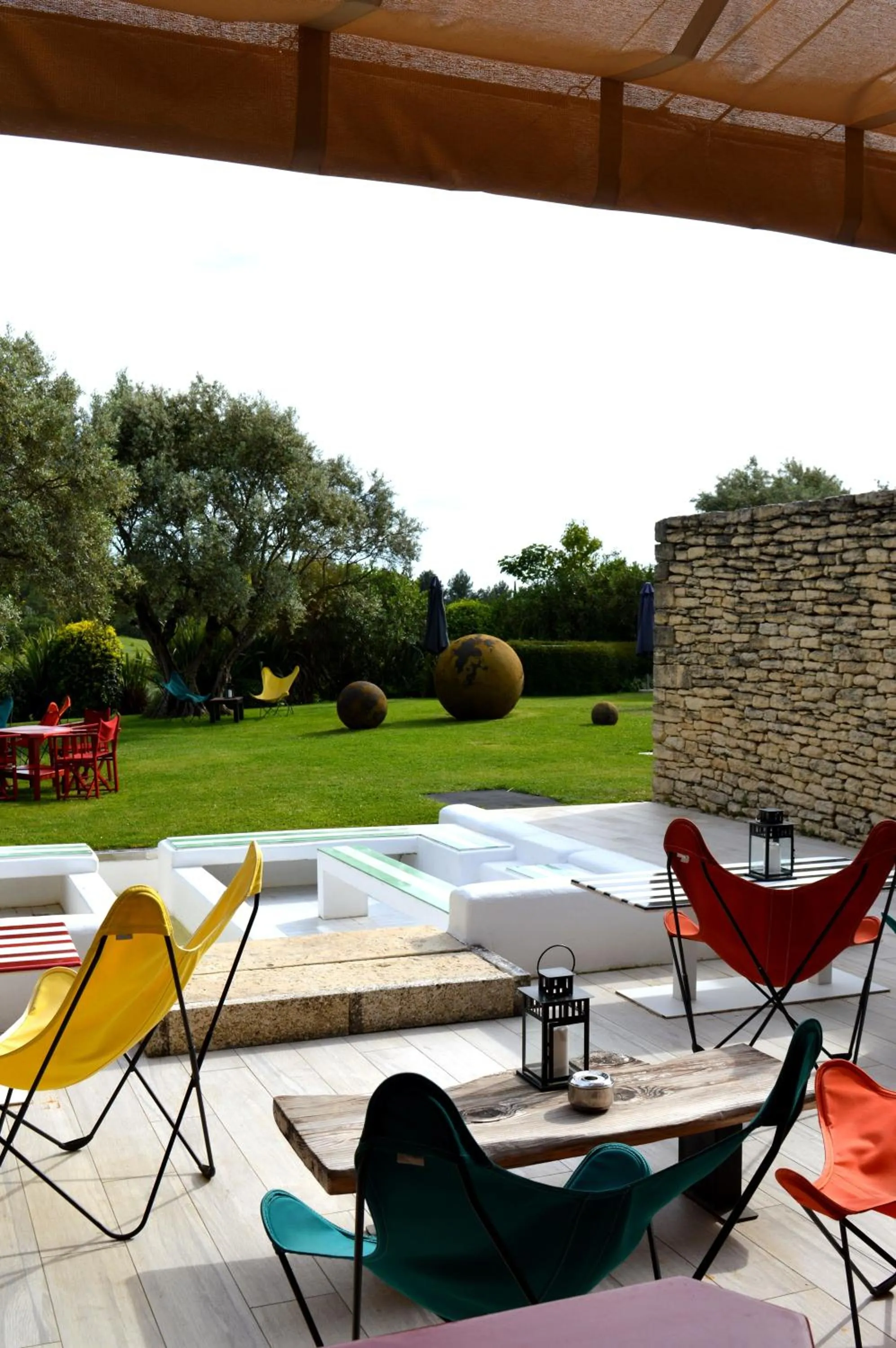 Patio in Domaine des Andéols