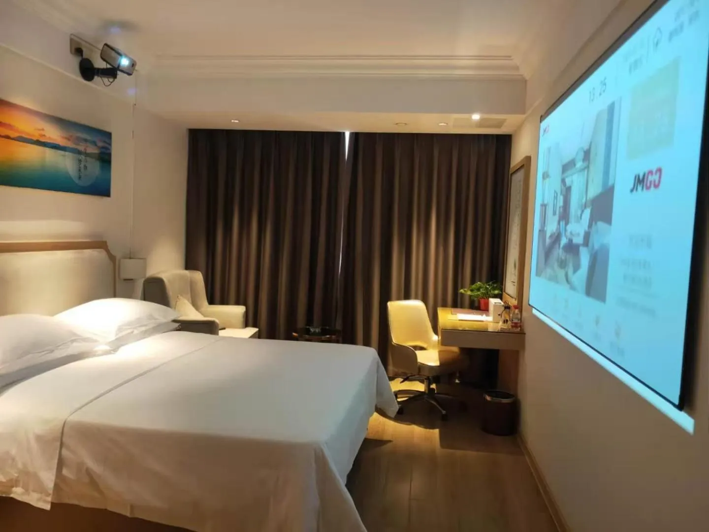 Bed in Vienna Hotel Sanya Yalong Bay Qianguqing