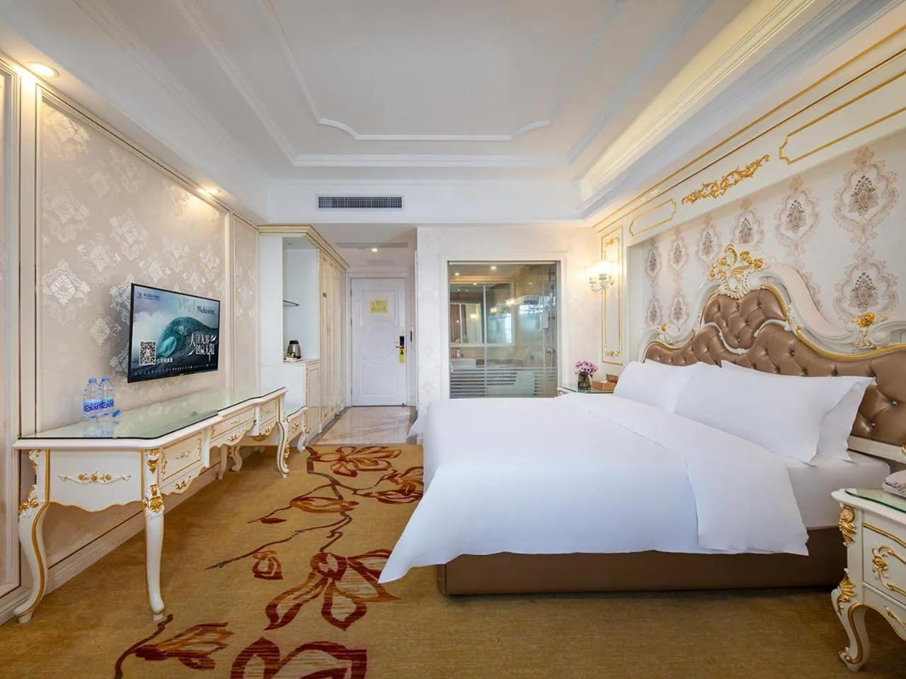 Bed in Vienna International Hotel Jieyang Yangmei Jade hotel