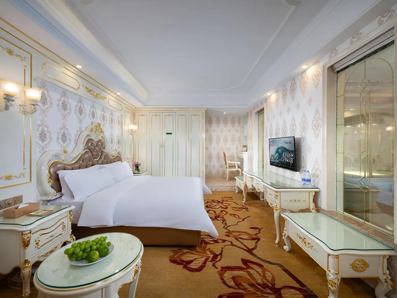 Bed in Vienna International Hotel Jieyang Yangmei Jade hotel