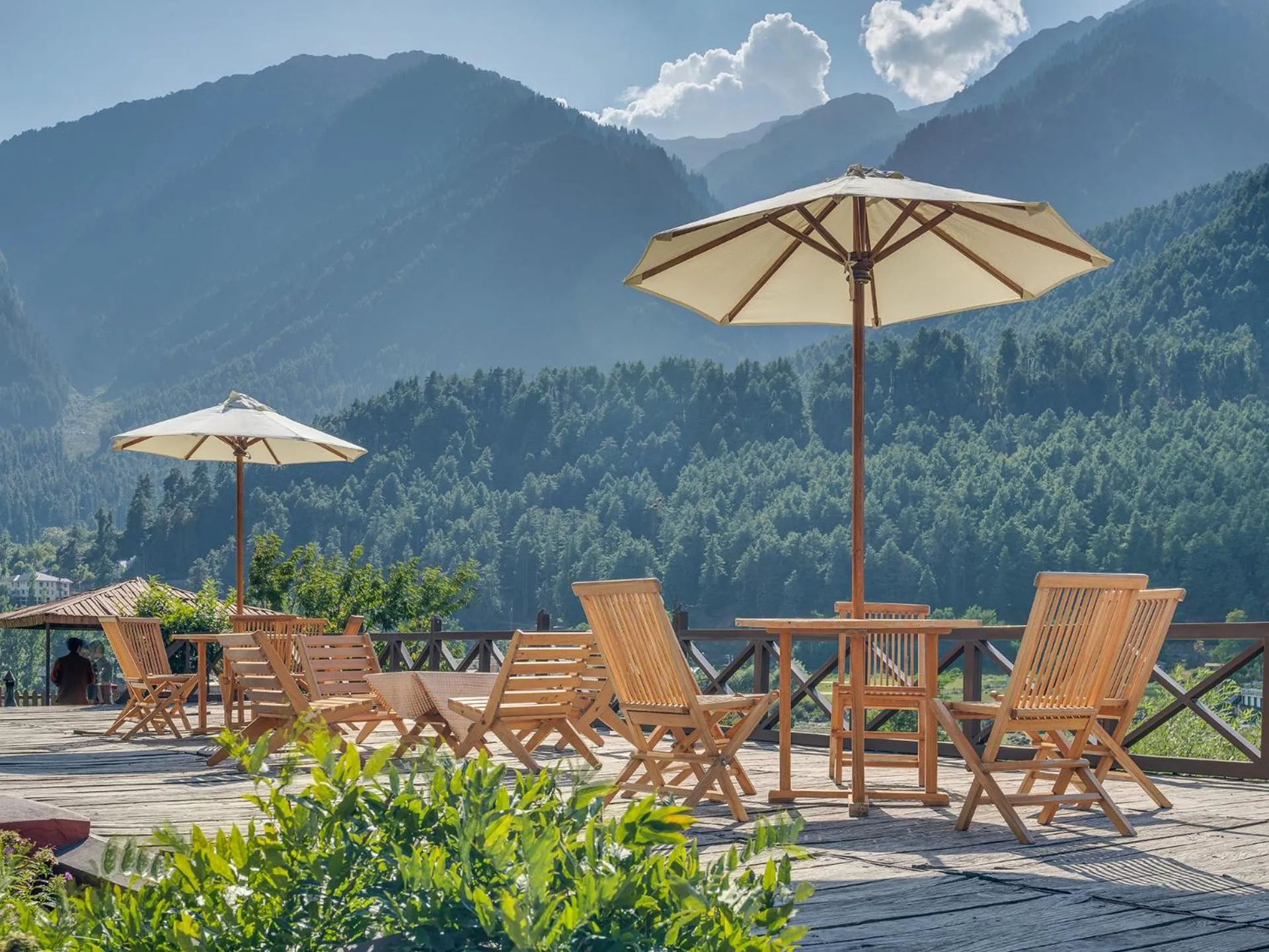 View (from property/room) in Pahalgam Hotel Riverside Luxury