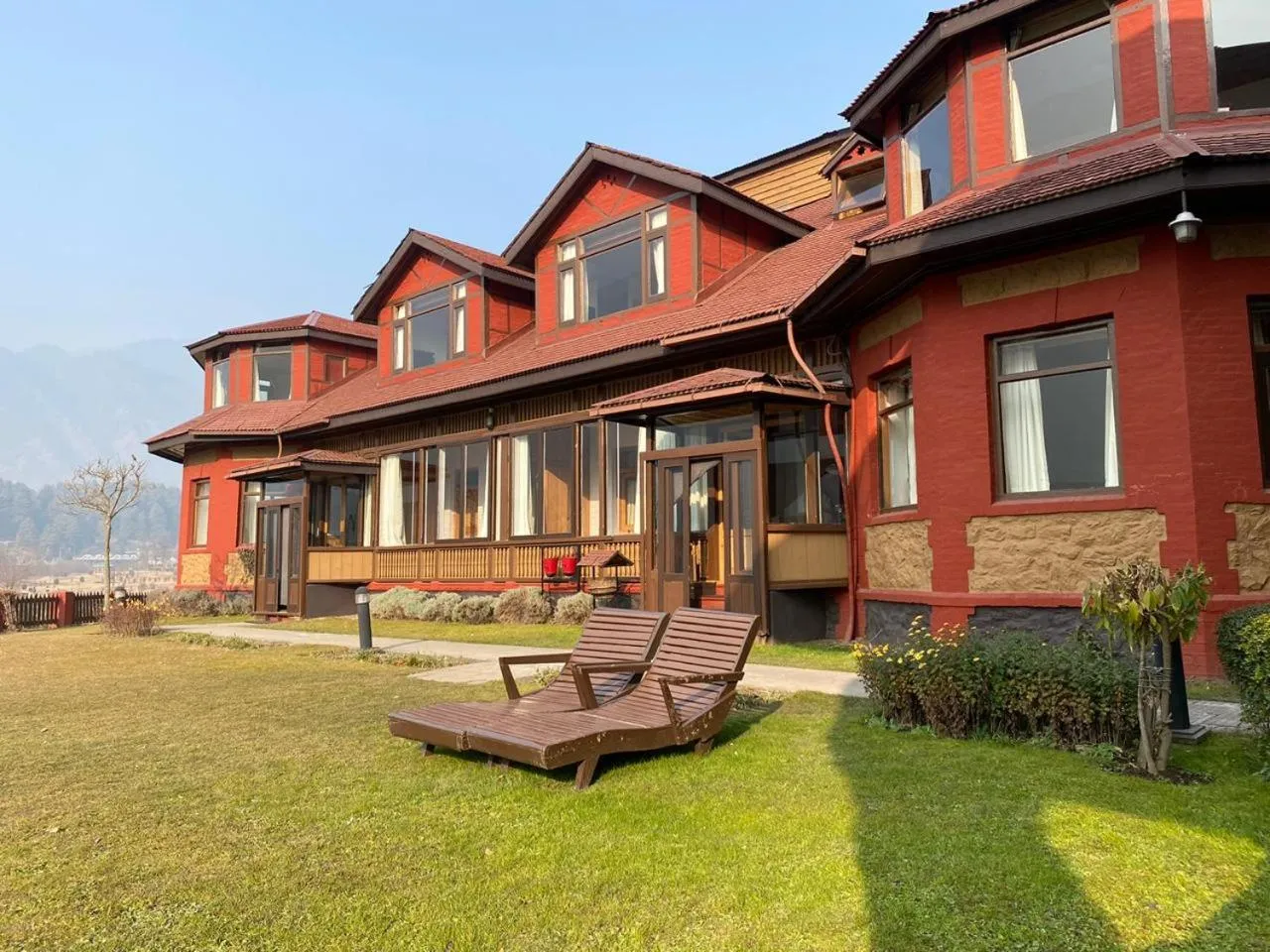 Property building in Pahalgam Hotel Riverside Luxury
