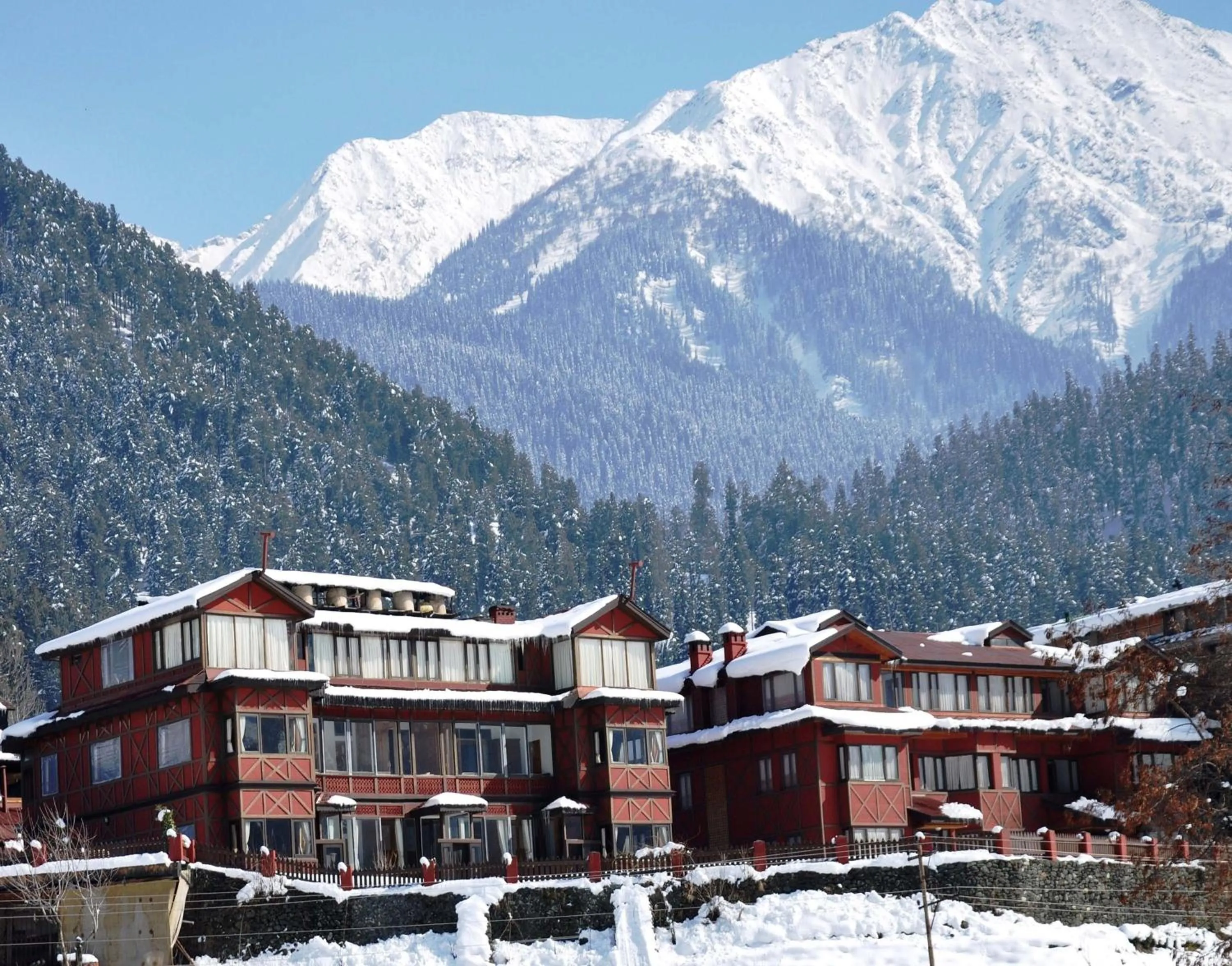Property building in Pahalgam Hotel Riverside Luxury