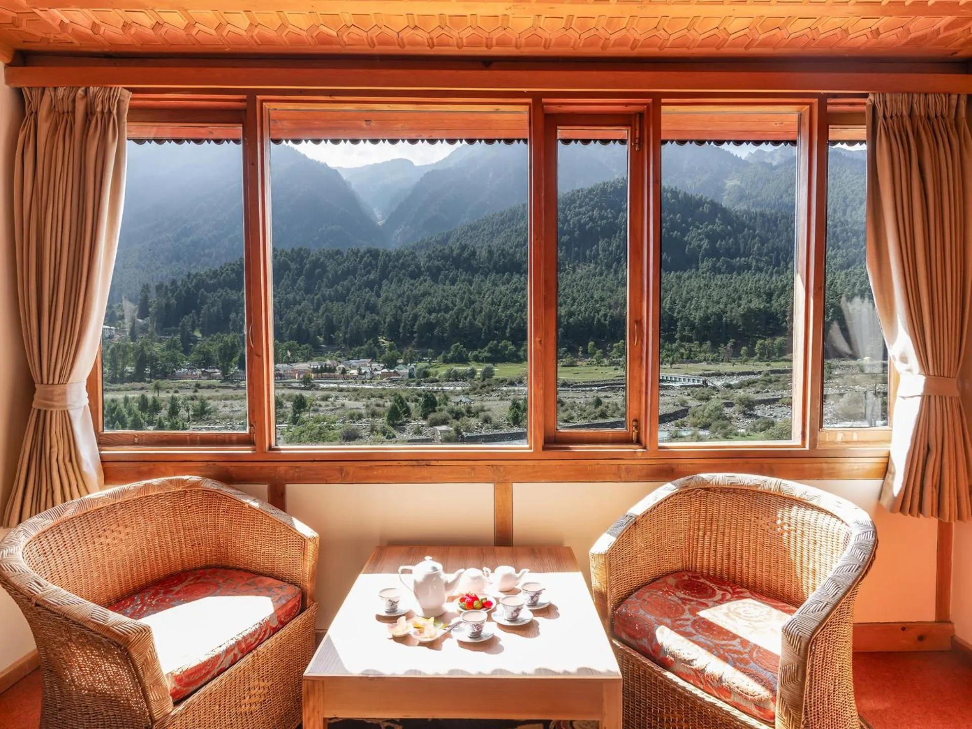 View (from property/room) in Pahalgam Hotel Riverside Luxury