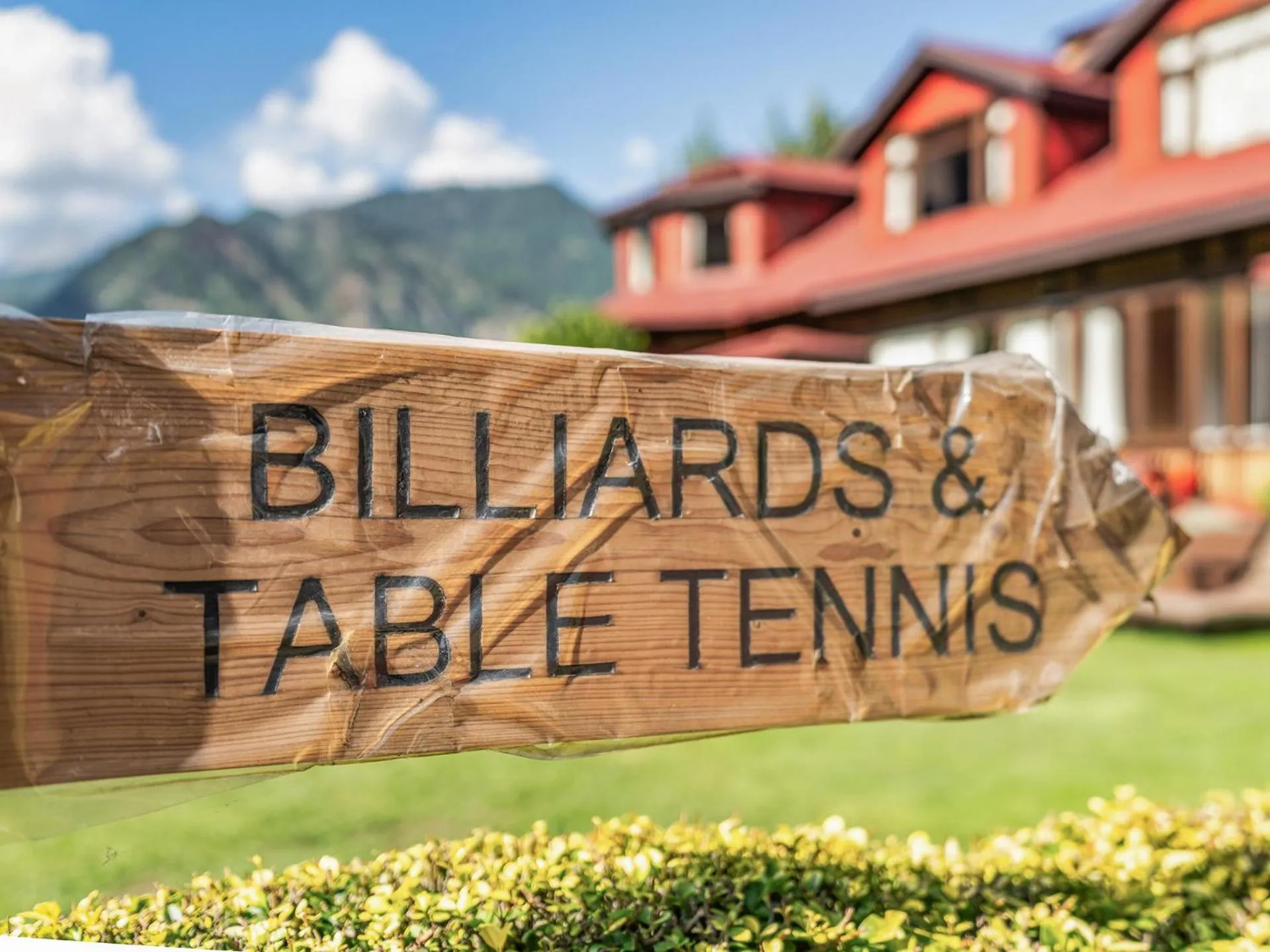 Table tennis in Pahalgam Hotel Riverside Luxury