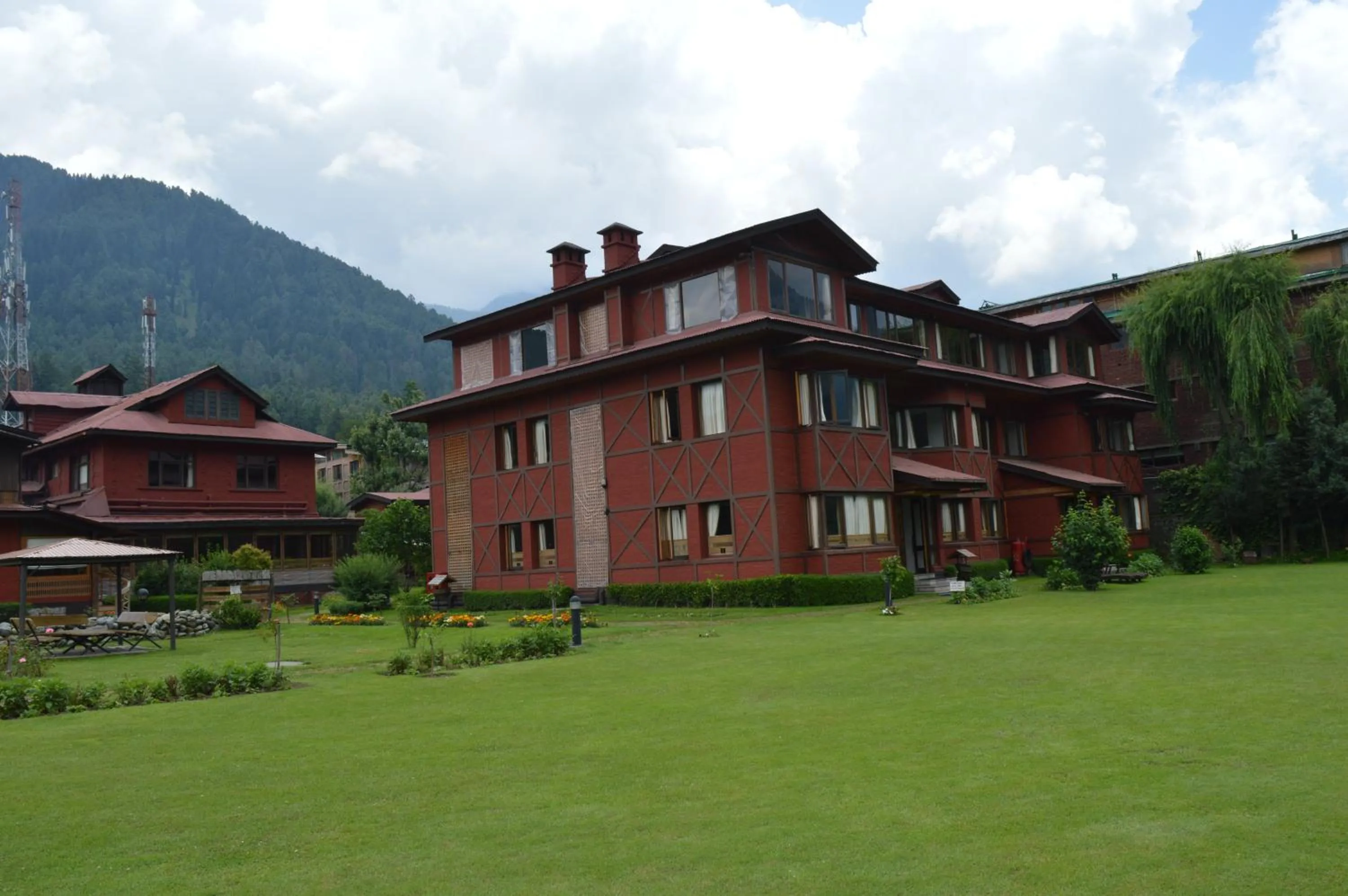 Property building in Pahalgam Hotel Riverside Luxury
