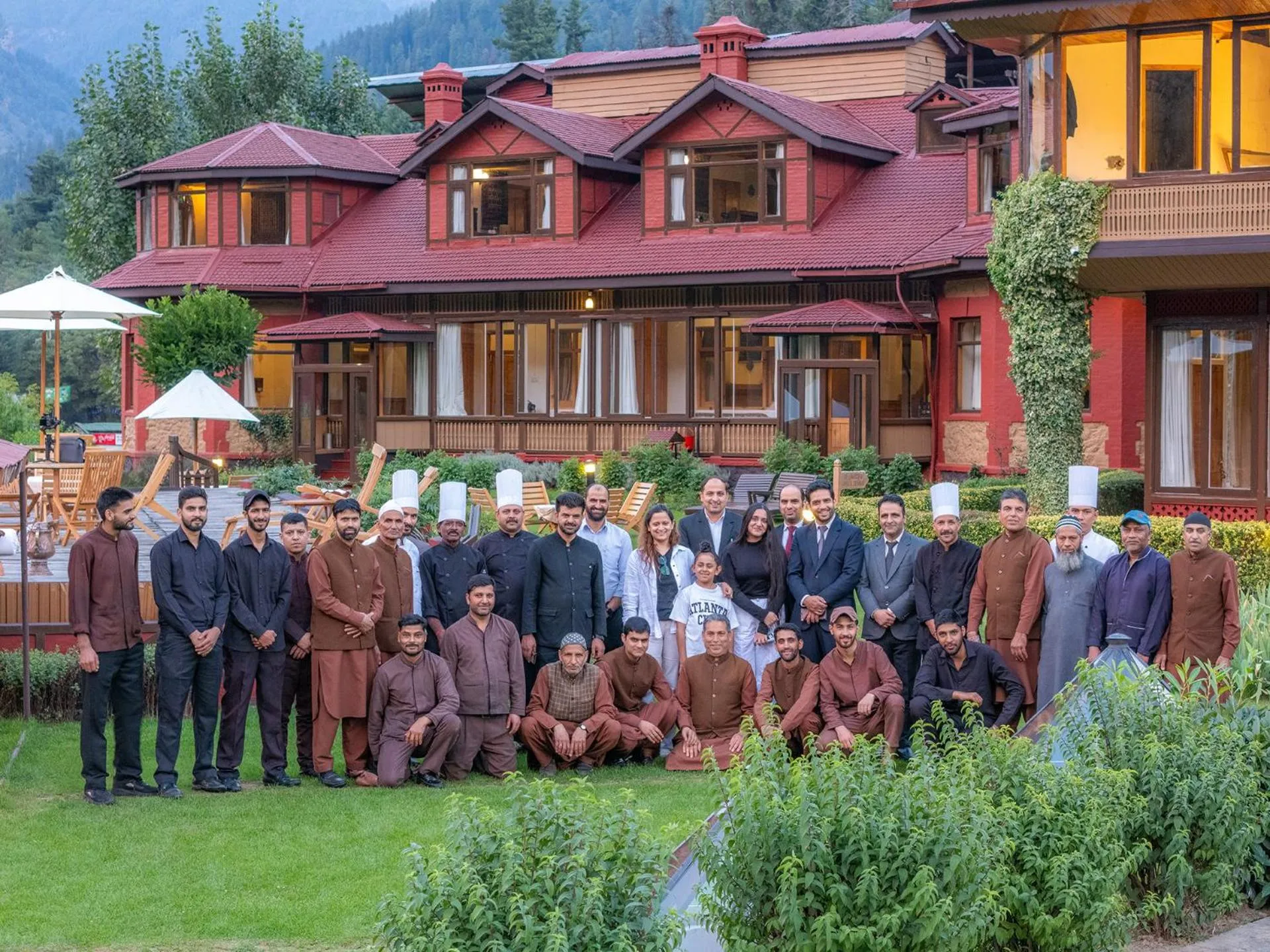 Property building in Pahalgam Hotel Riverside Luxury