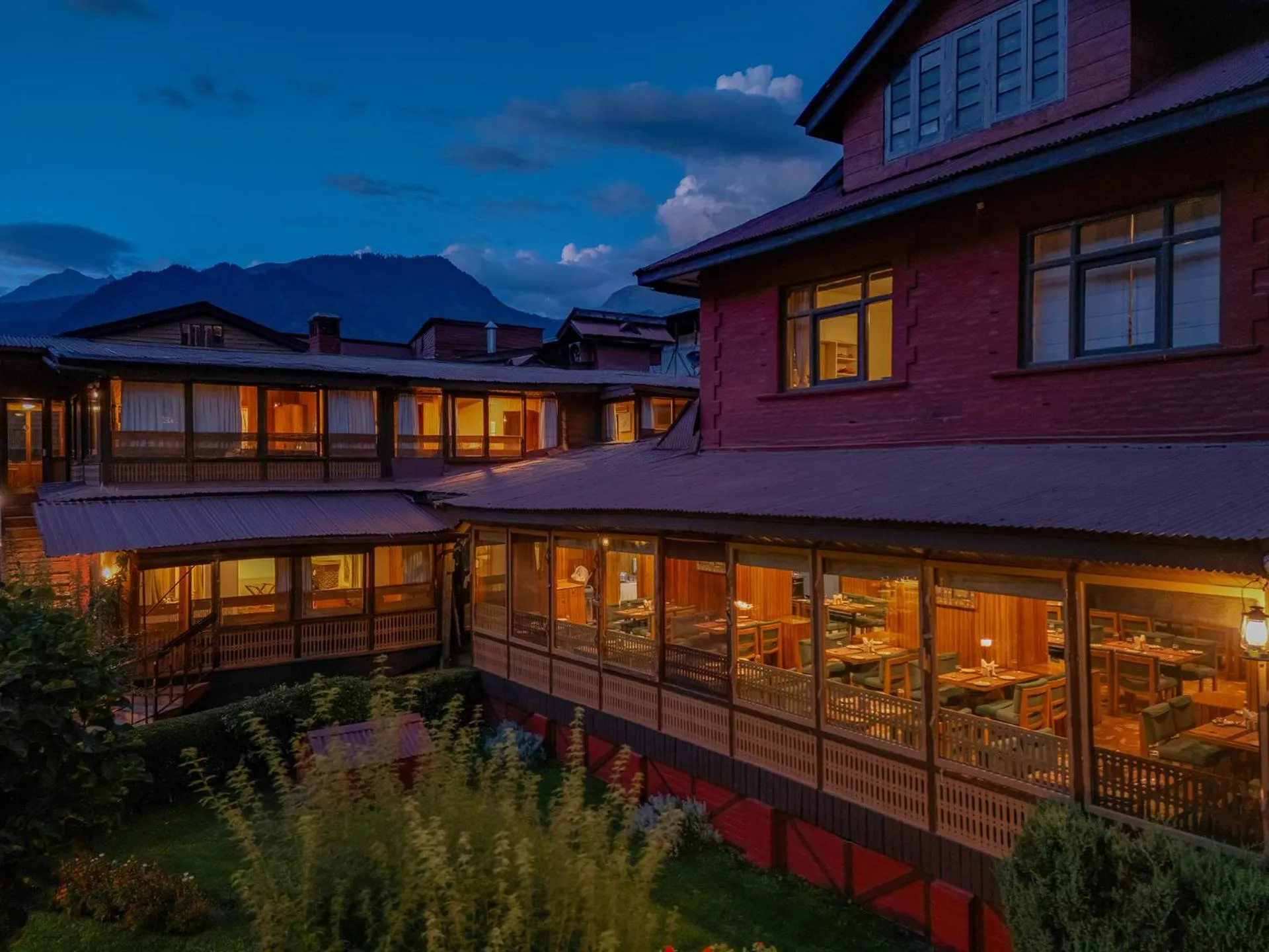 Property building in Pahalgam Hotel Riverside Luxury