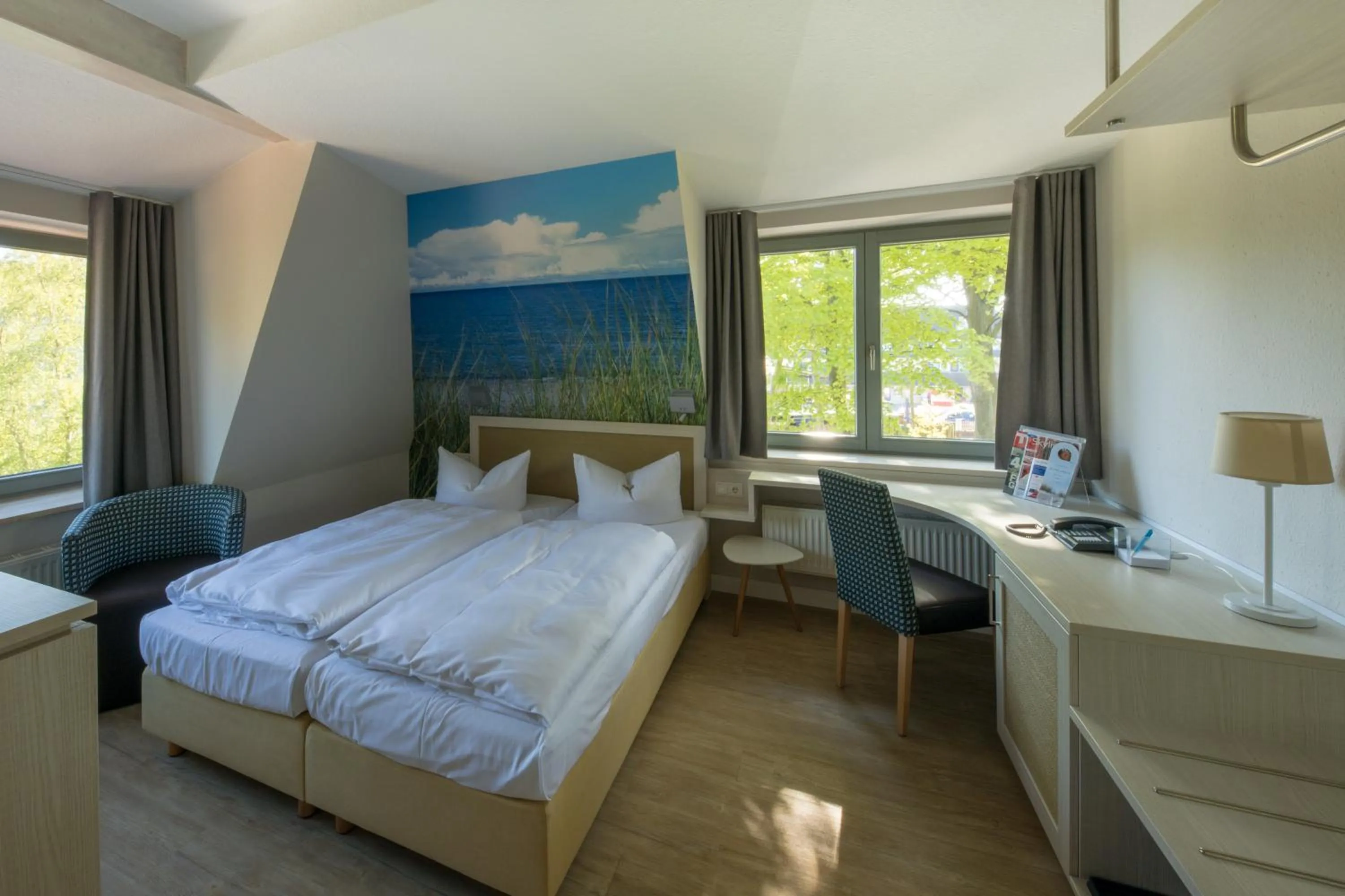 Bedroom, Bed in Hotel Haus am Meer