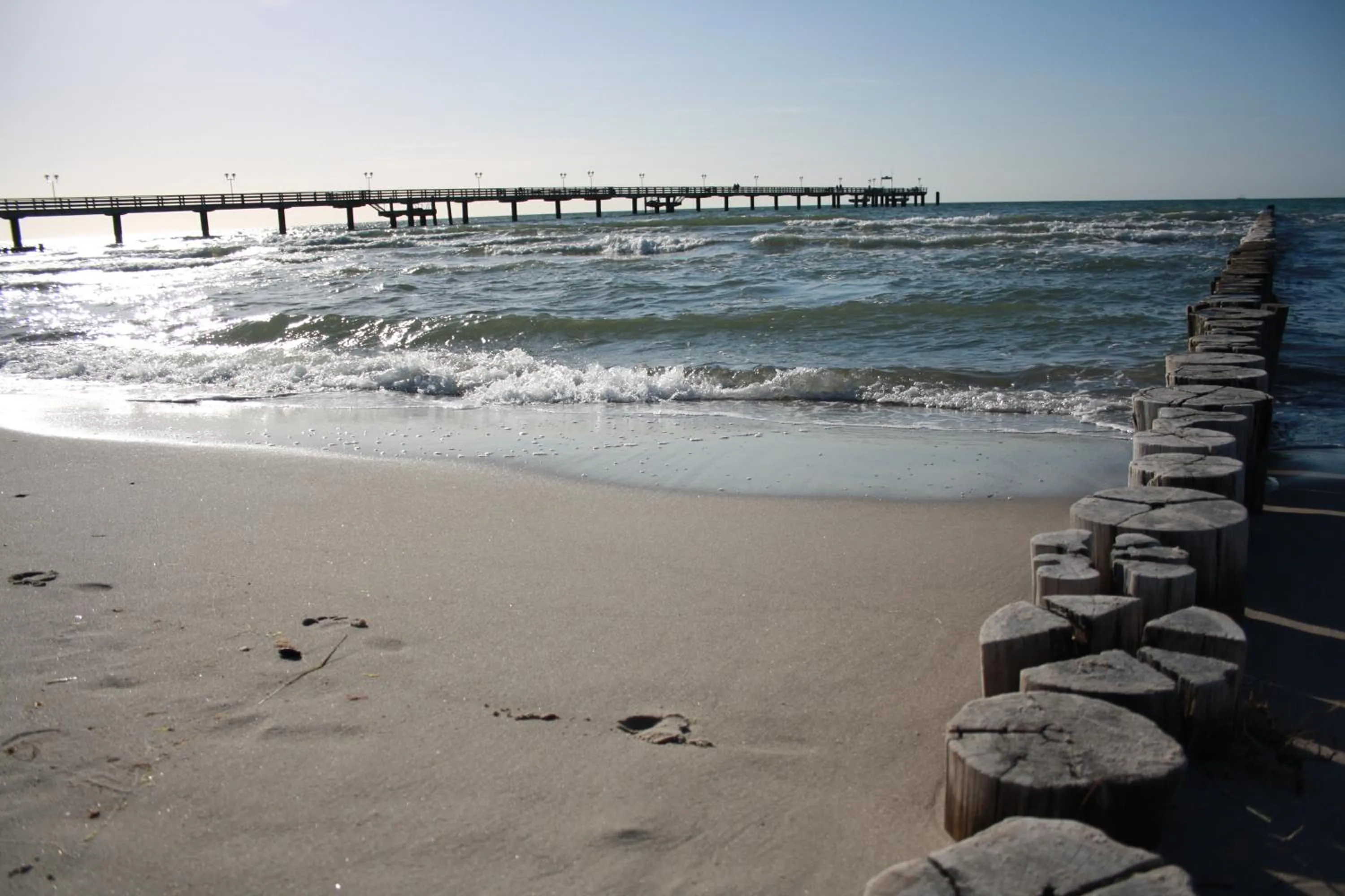 Beach in Hotel Haus am Meer