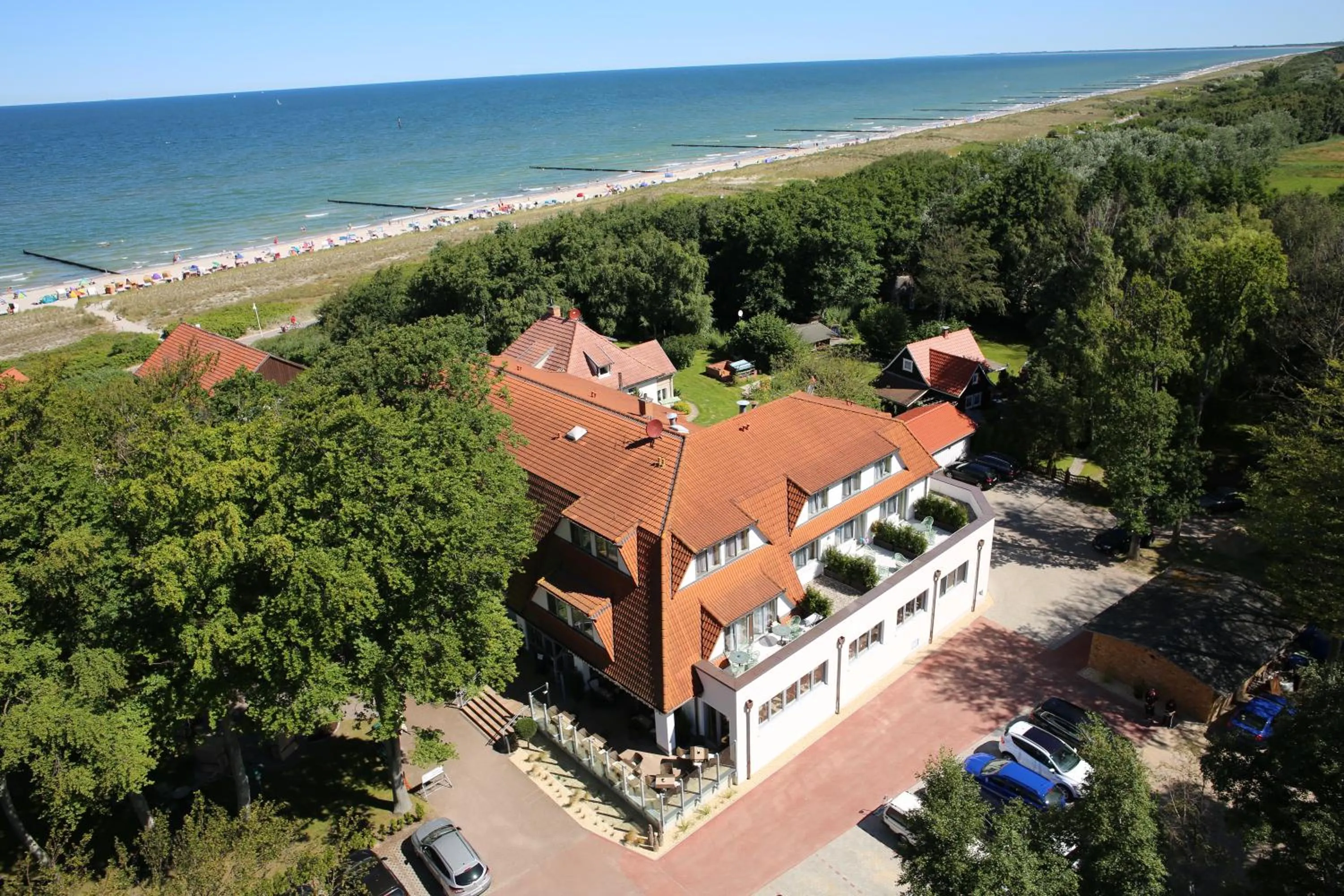 Bird's eye view in Hotel Haus am Meer