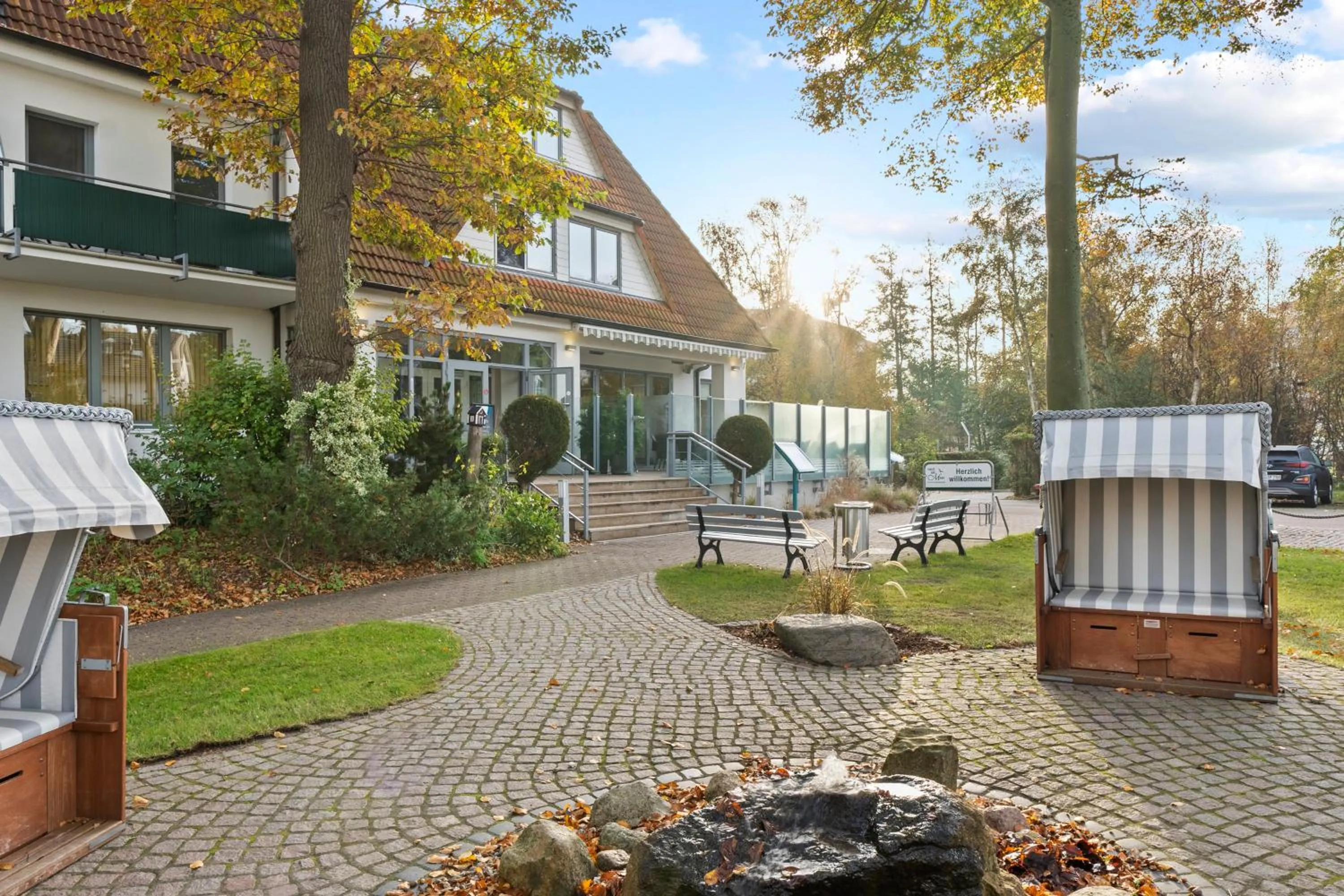 Property building in Hotel Haus am Meer