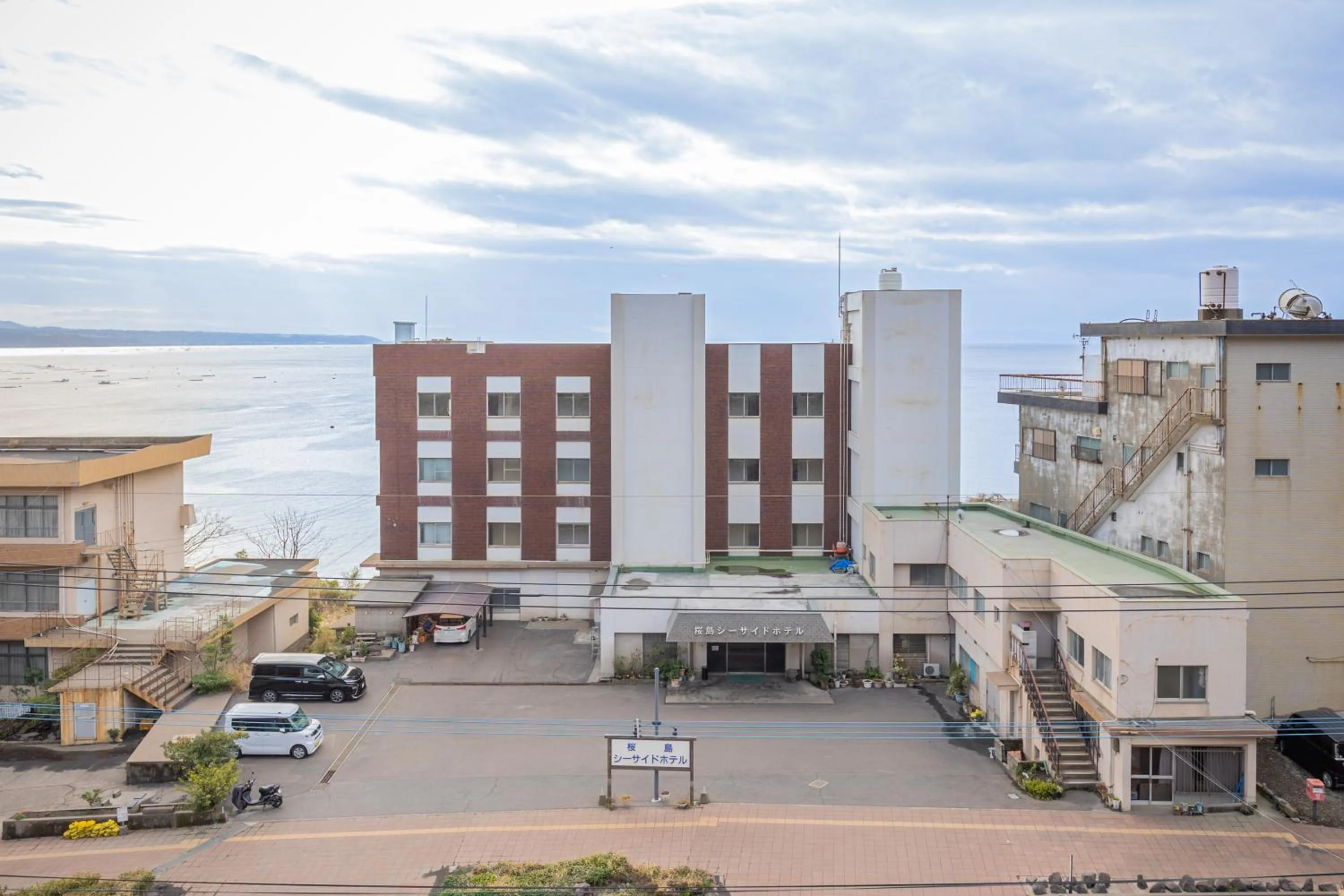 Property building in Sakurajima Seaside Hotel