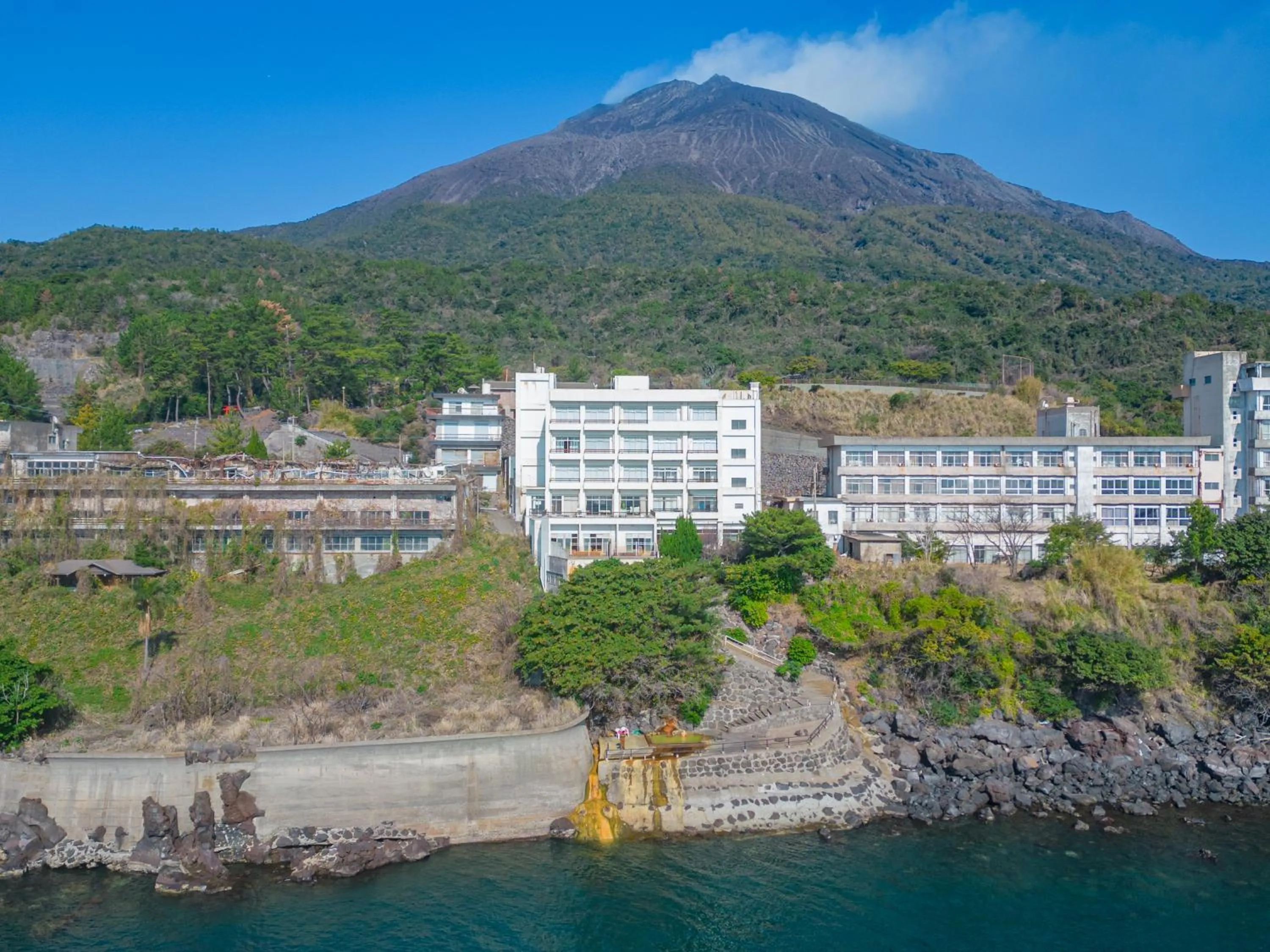 Property building in Sakurajima Seaside Hotel
