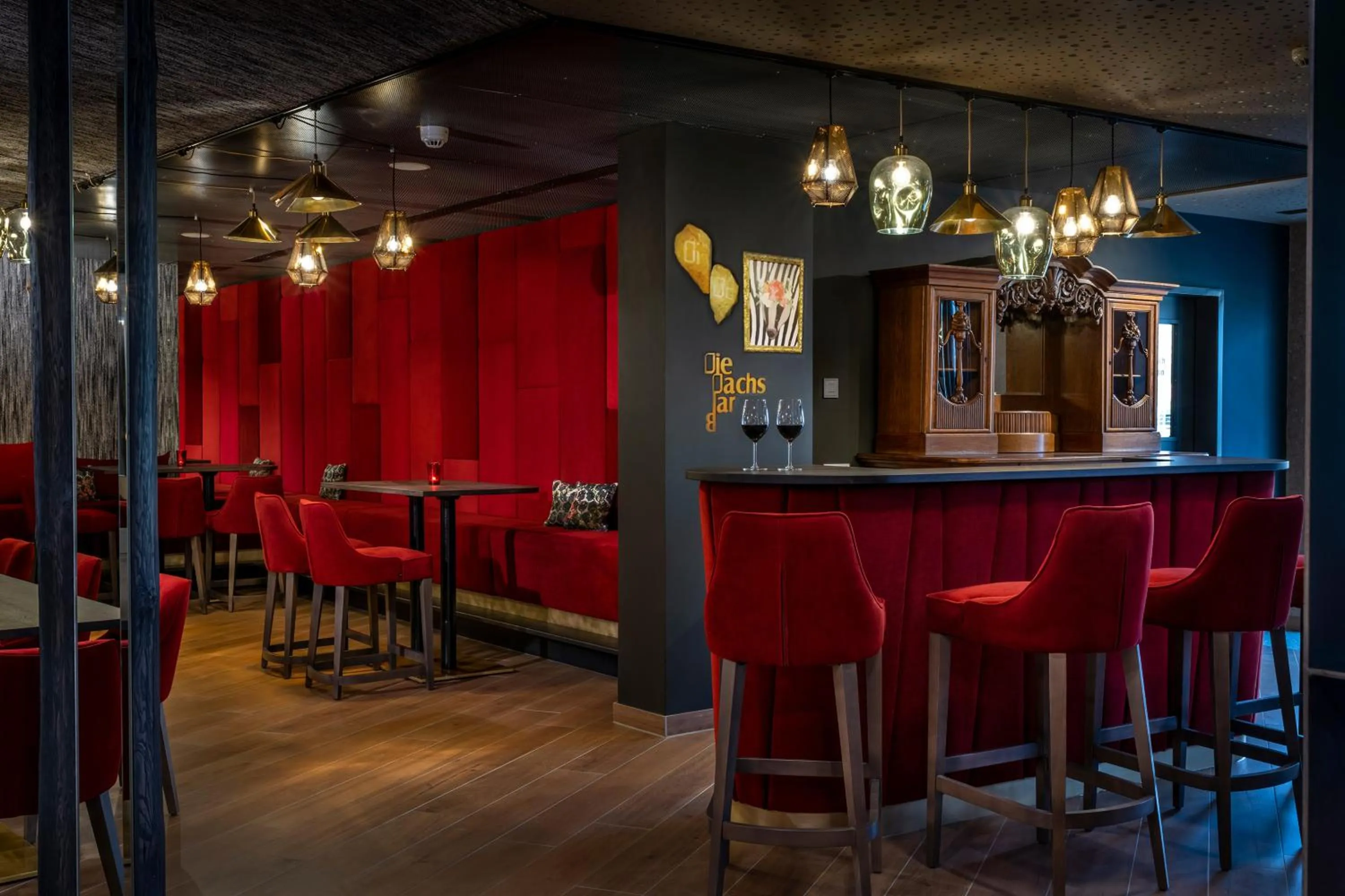 Lounge or bar in Hotel FrechDachs