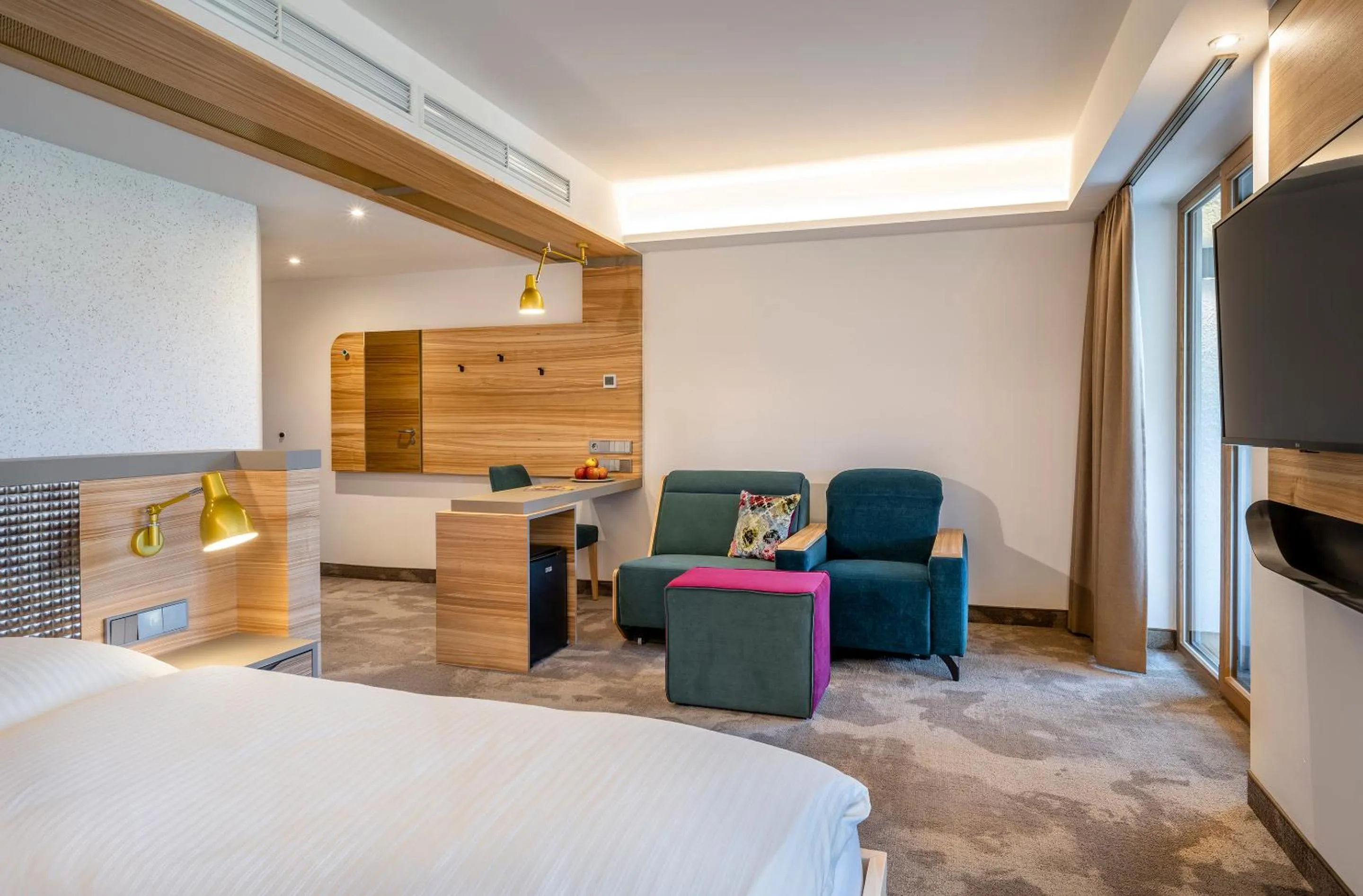 TV and multimedia, Bed in Hotel FrechDachs