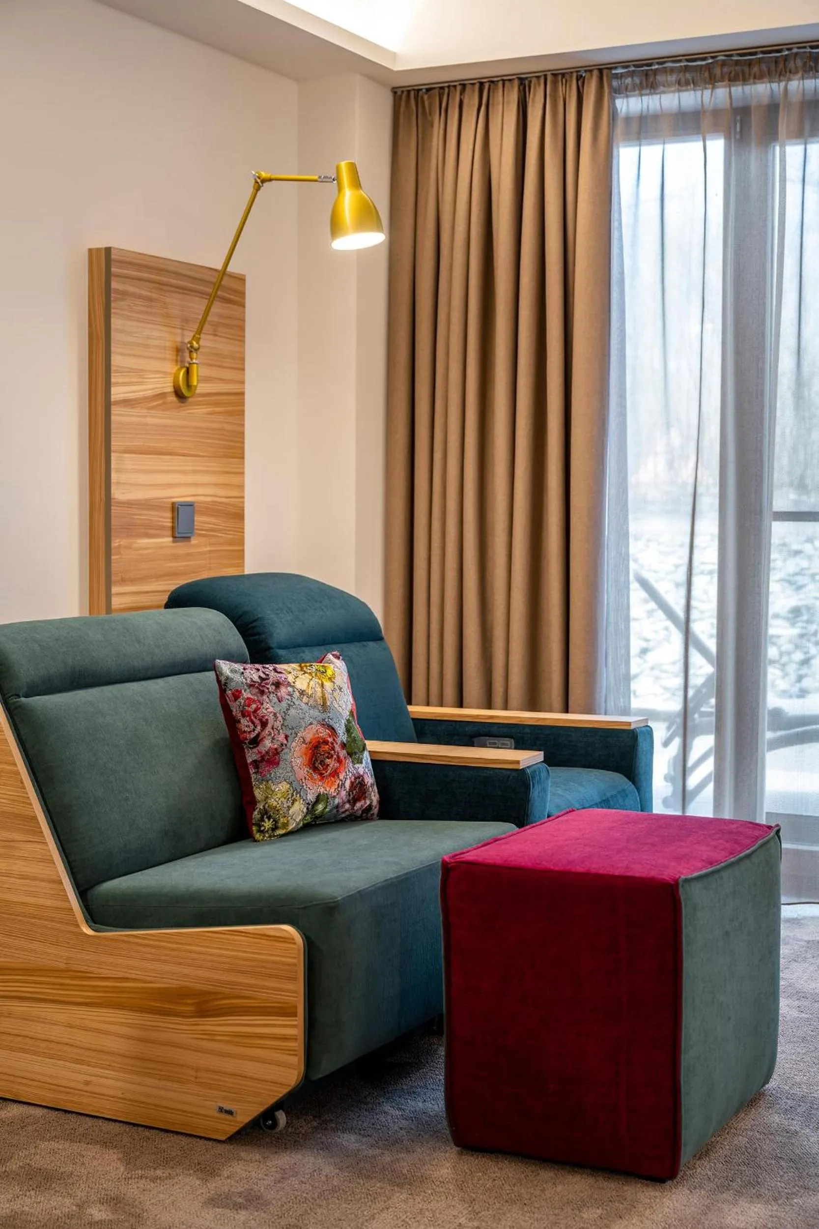 Living room in Hotel FrechDachs