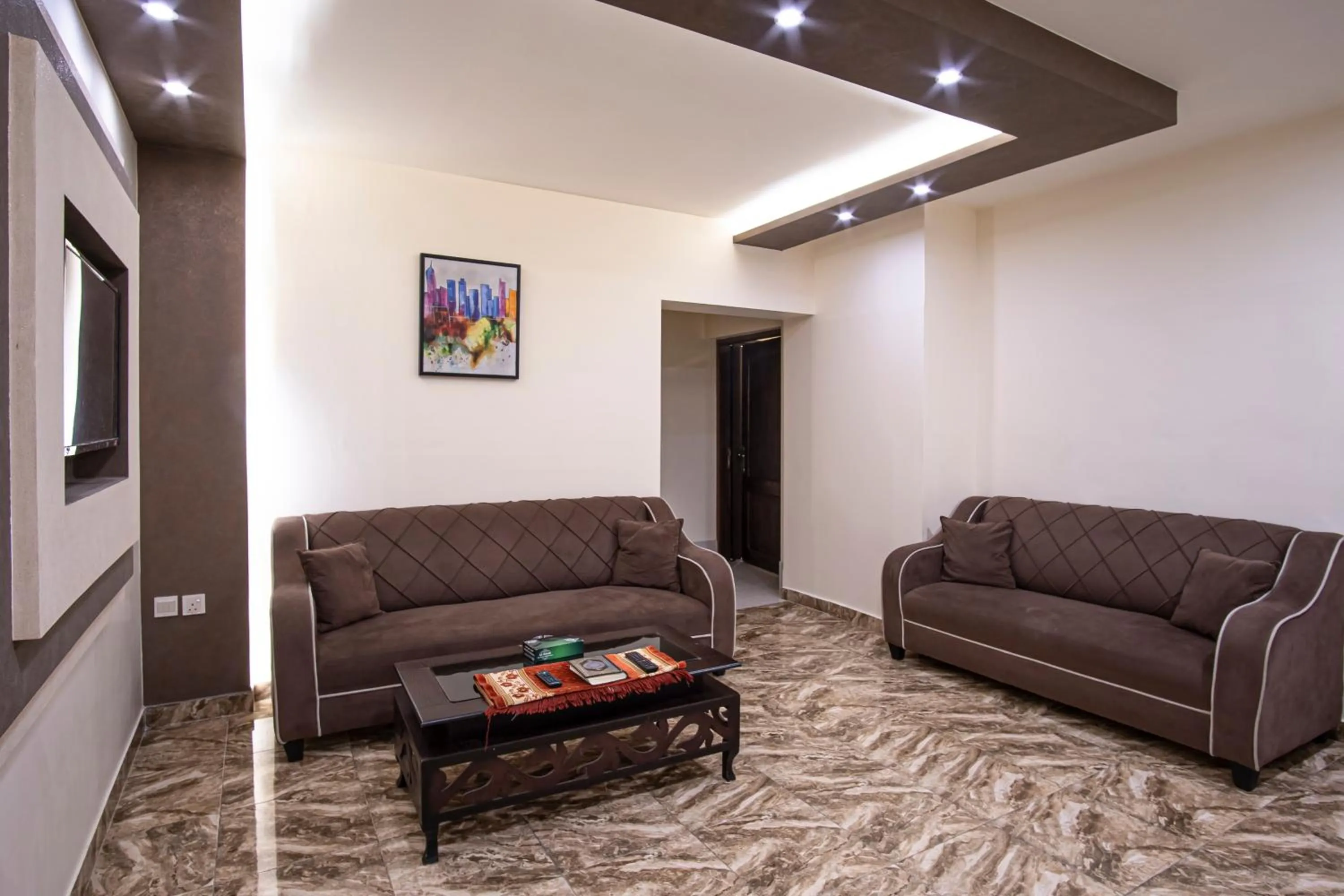 Seating area in Al Riyati Hotel Apartments