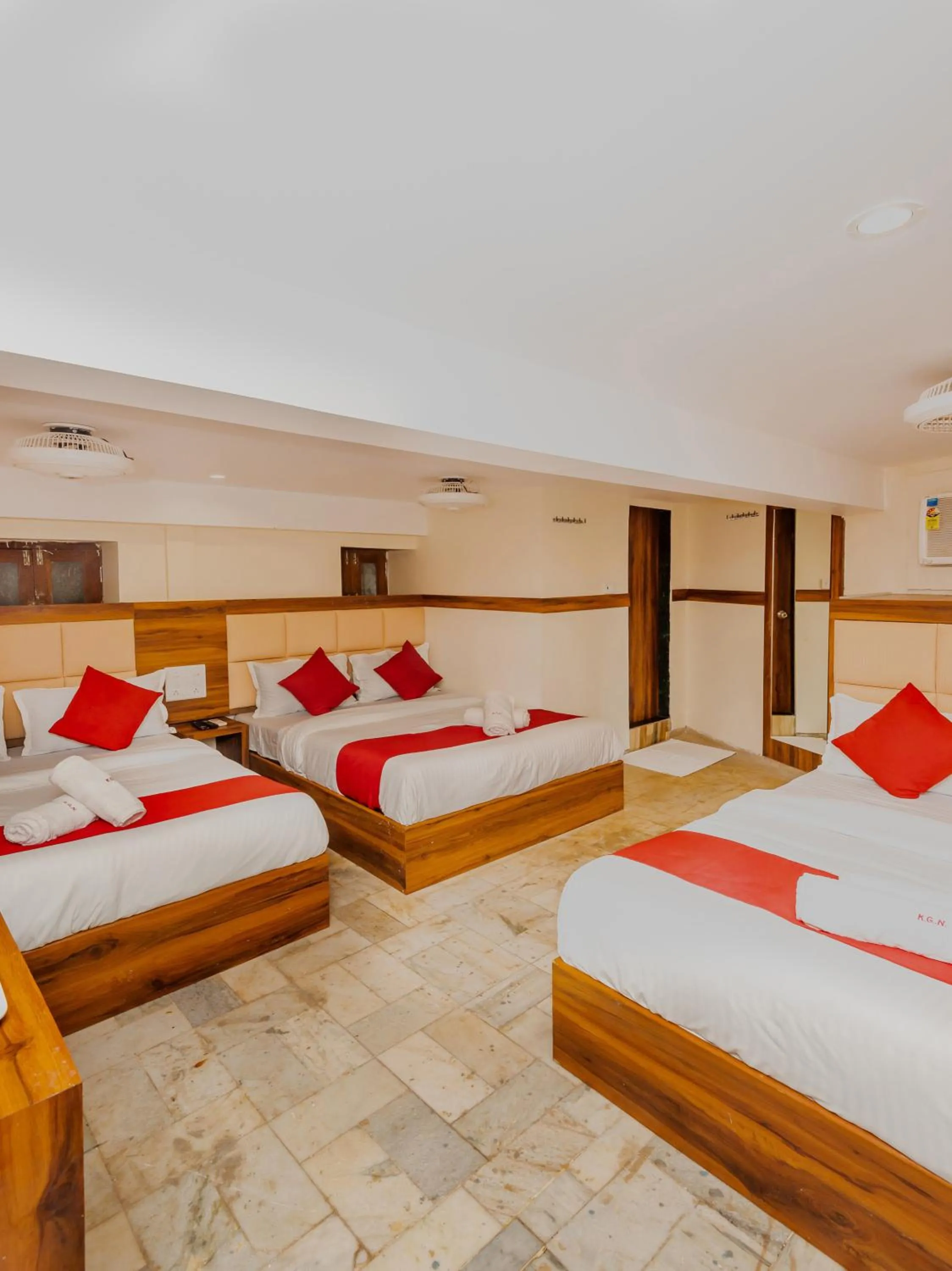 Bed in Hotel KGN Near CST Railway Station Mumbai and Haj House Mumbai Near Crawford Market Mumbai