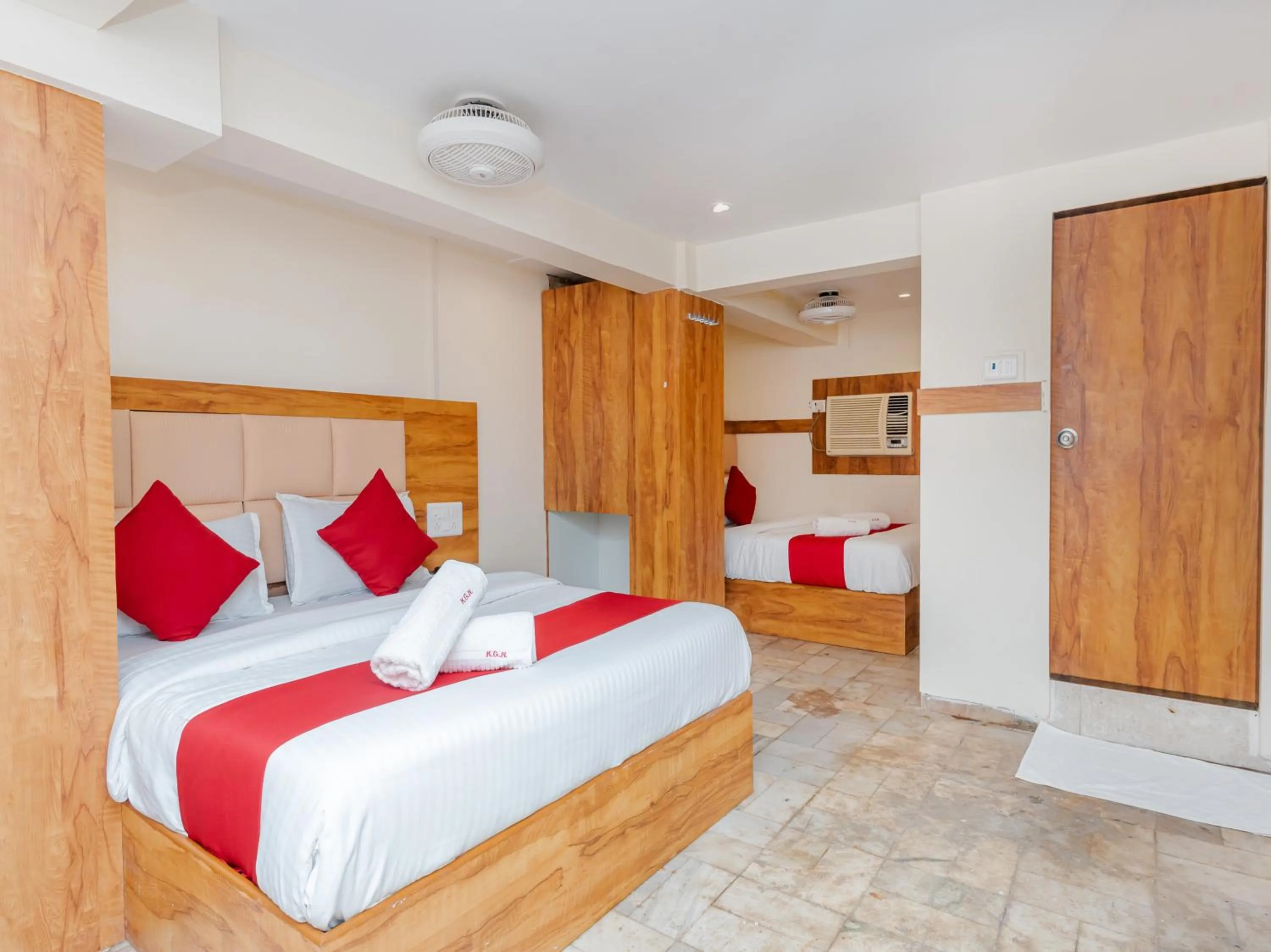 Bed in Hotel KGN Near CST Railway Station Mumbai and Haj House Mumbai Near Crawford Market Mumbai