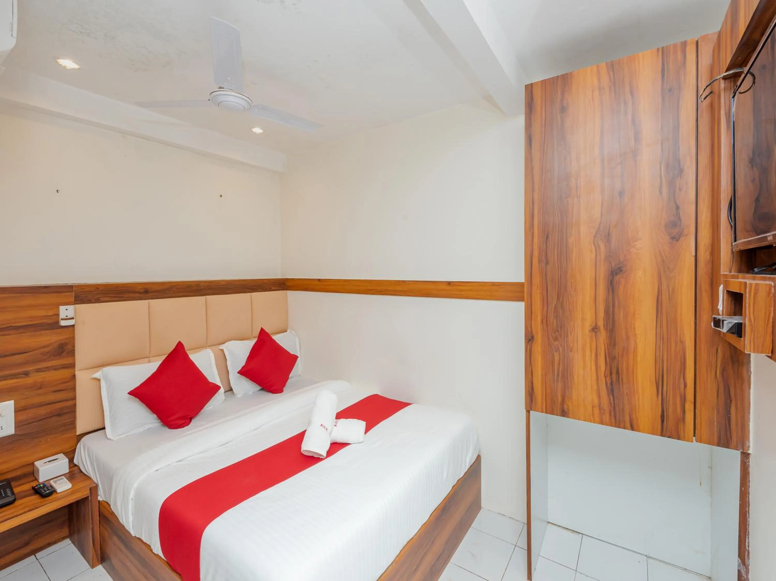 Bed in Hotel KGN Near CST Railway Station Mumbai and Haj House Mumbai Near Crawford Market Mumbai