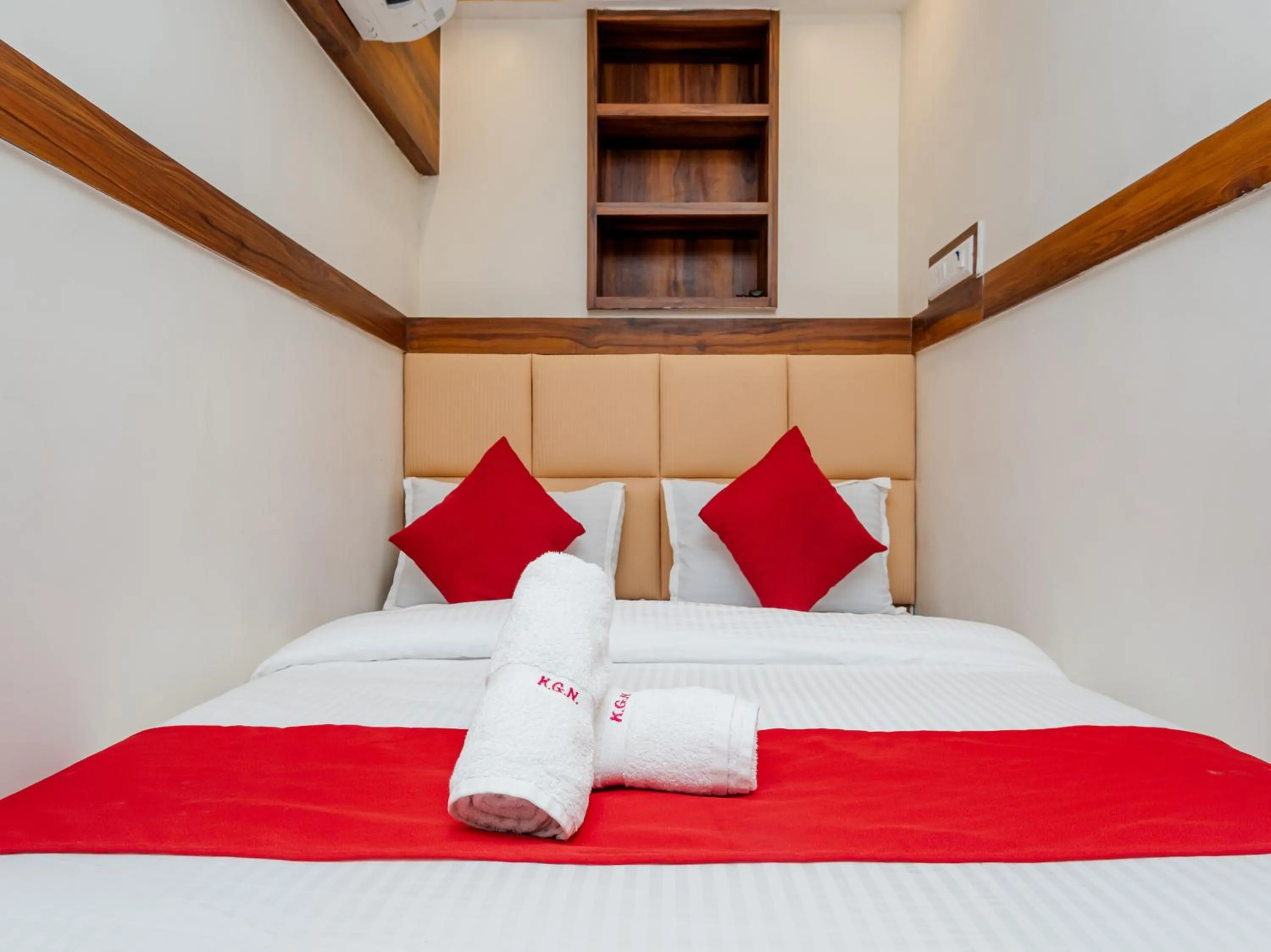 Bed in Hotel KGN Near CST Railway Station Mumbai and Haj House Mumbai Near Crawford Market Mumbai