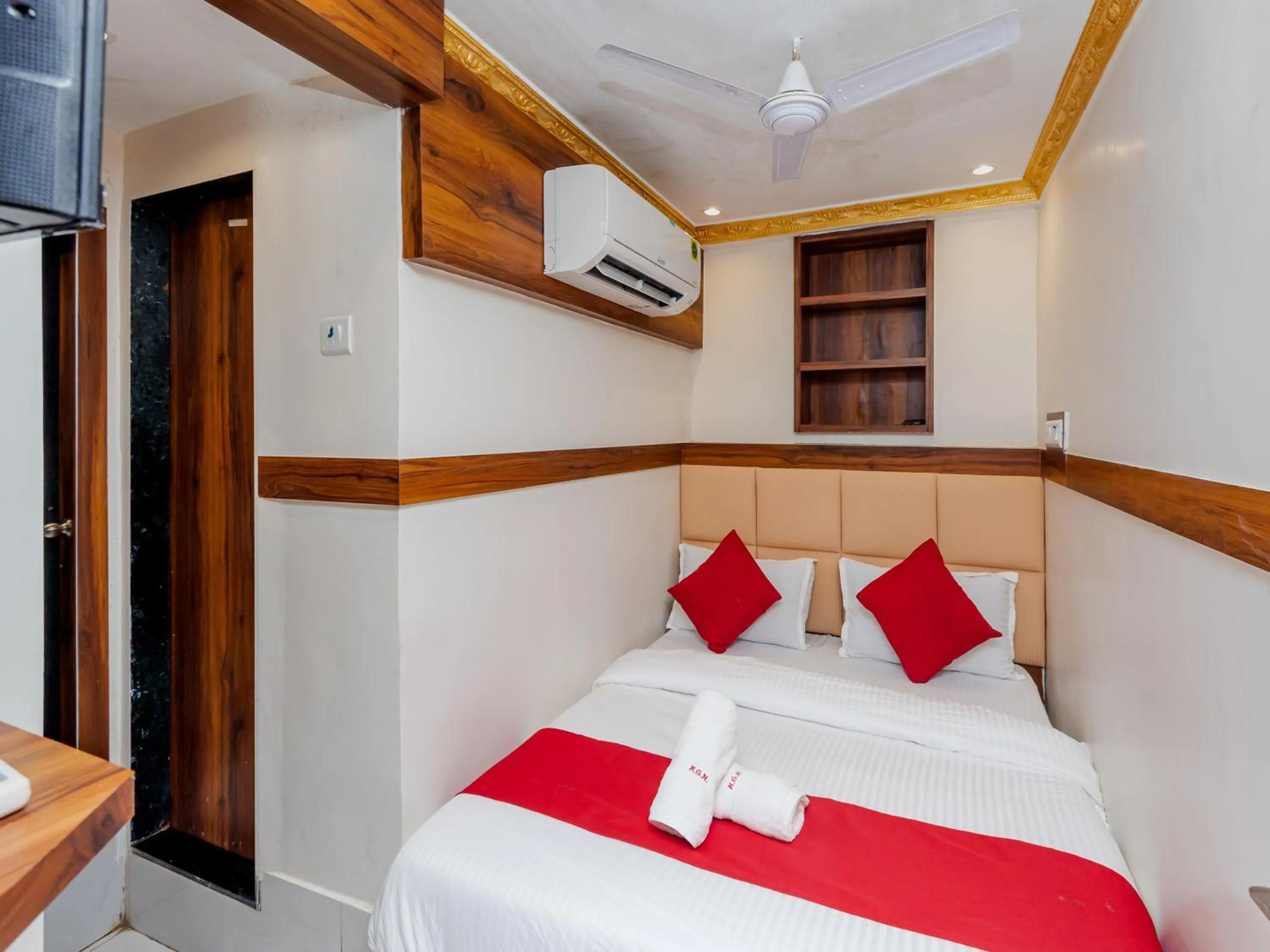 Bed in Hotel KGN Near CST Railway Station Mumbai and Haj House Mumbai Near Crawford Market Mumbai