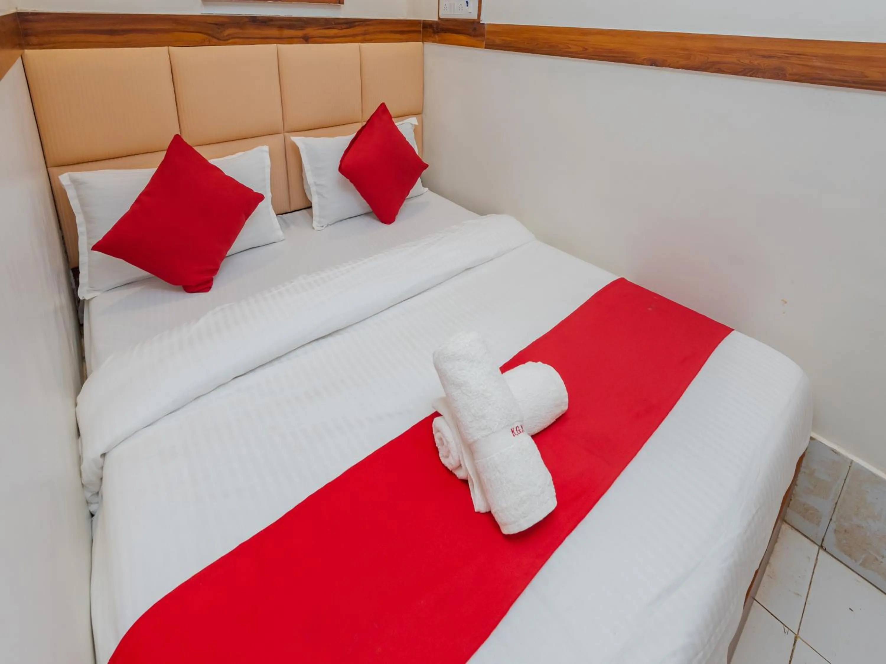 Bed in Hotel KGN Near CST Railway Station Mumbai and Haj House Mumbai Near Crawford Market Mumbai