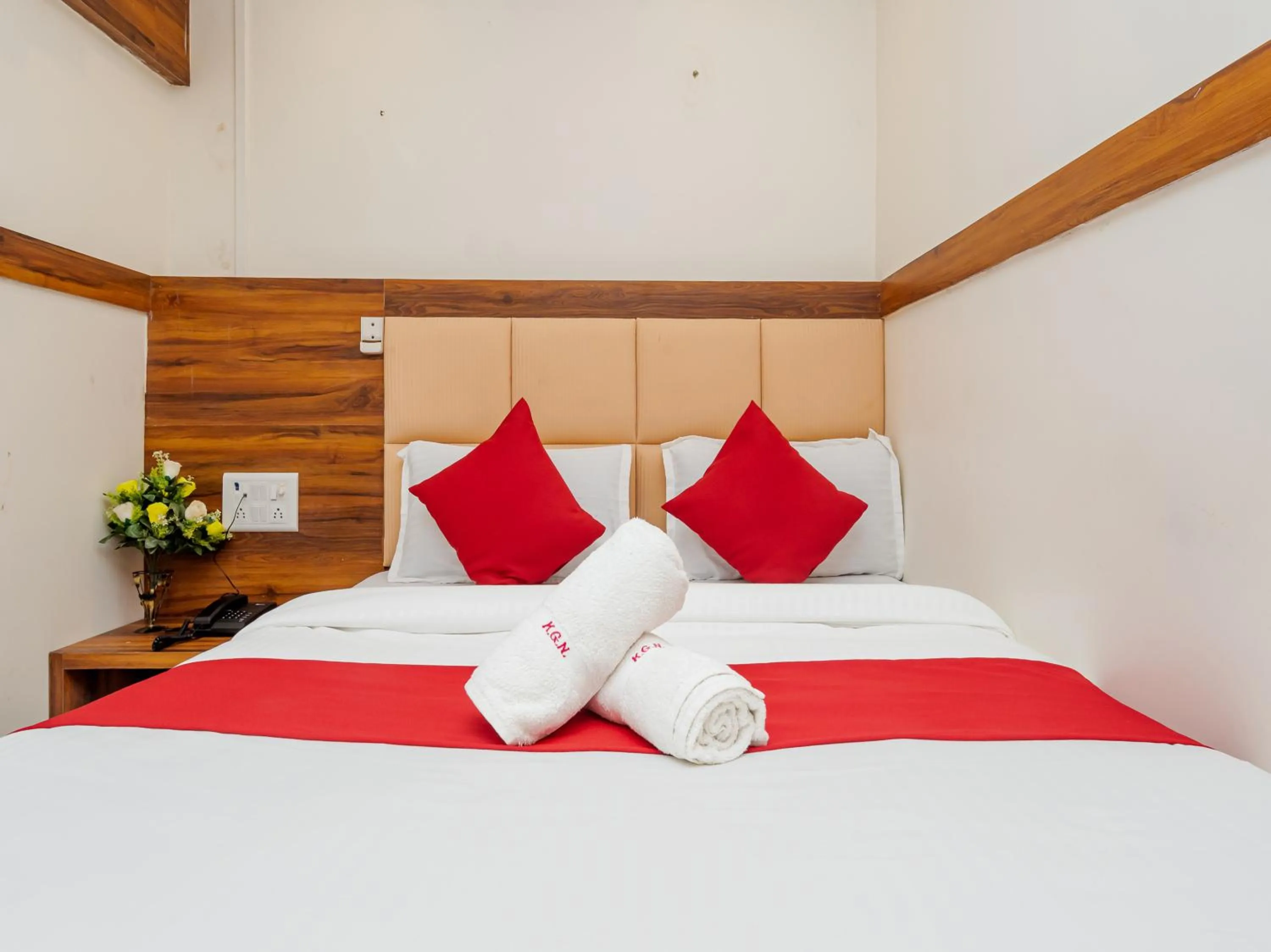 Bed in Hotel KGN Near CST Railway Station Mumbai and Haj House Mumbai Near Crawford Market Mumbai