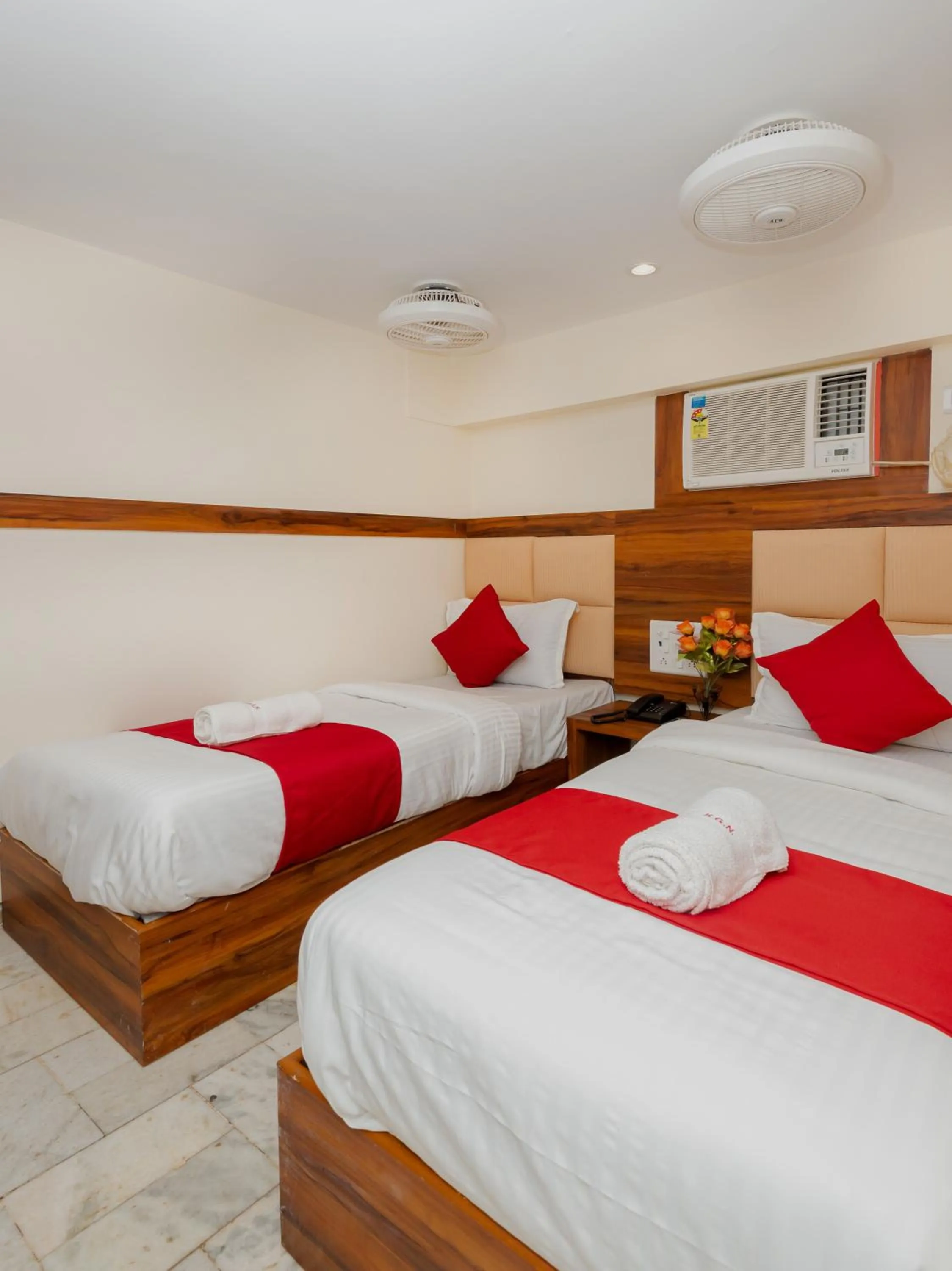 Bed in Hotel KGN Near CST Railway Station Mumbai and Haj House Mumbai Near Crawford Market Mumbai