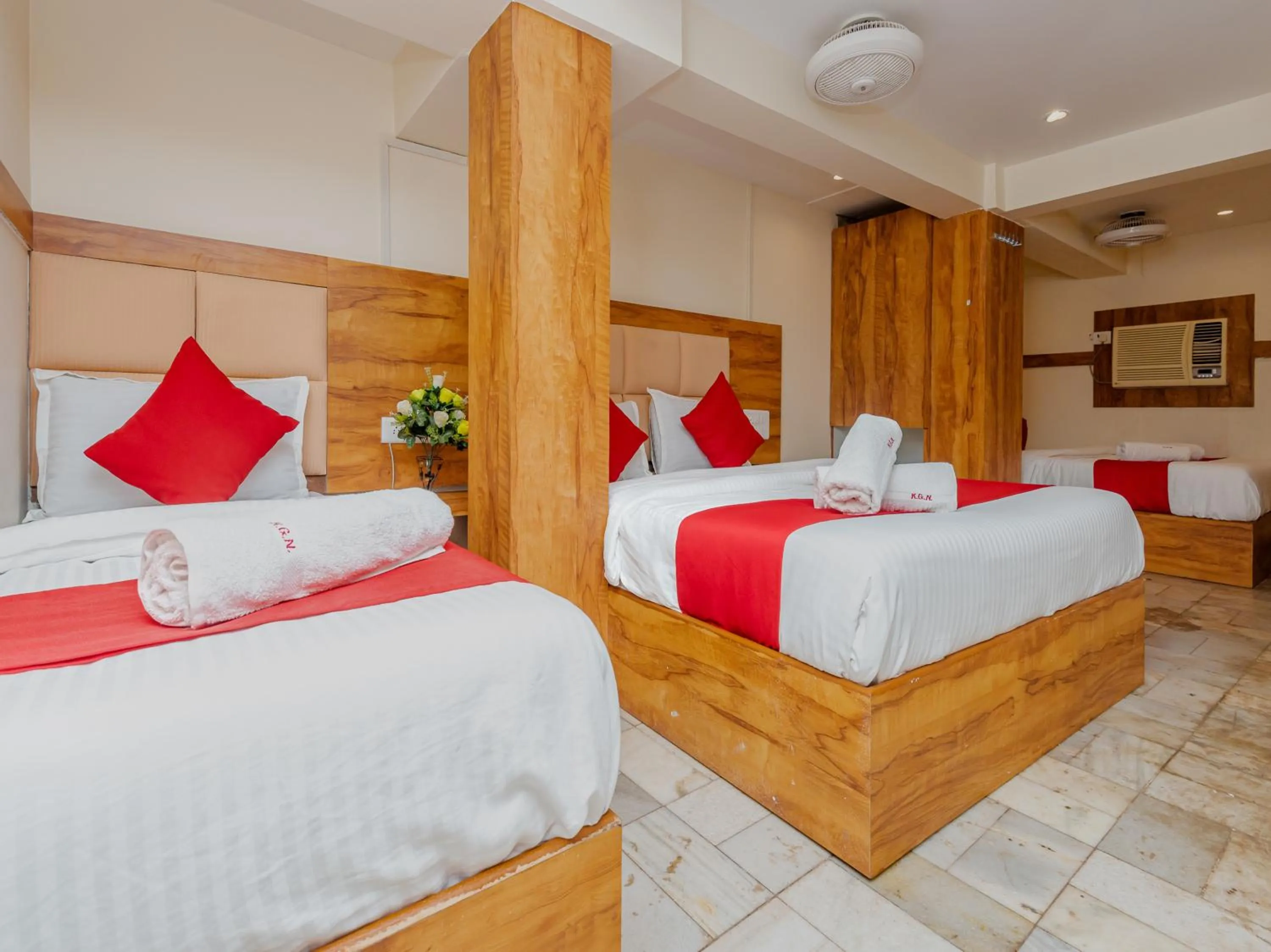 Bed in Hotel KGN Near CST Railway Station Mumbai and Haj House Mumbai Near Crawford Market Mumbai